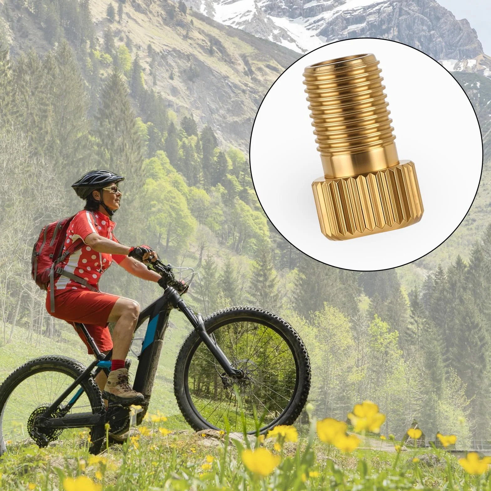 15 adapterów do wentylu rowerowego, samochodowego i francuskiego, adapter do pompki rowerowej