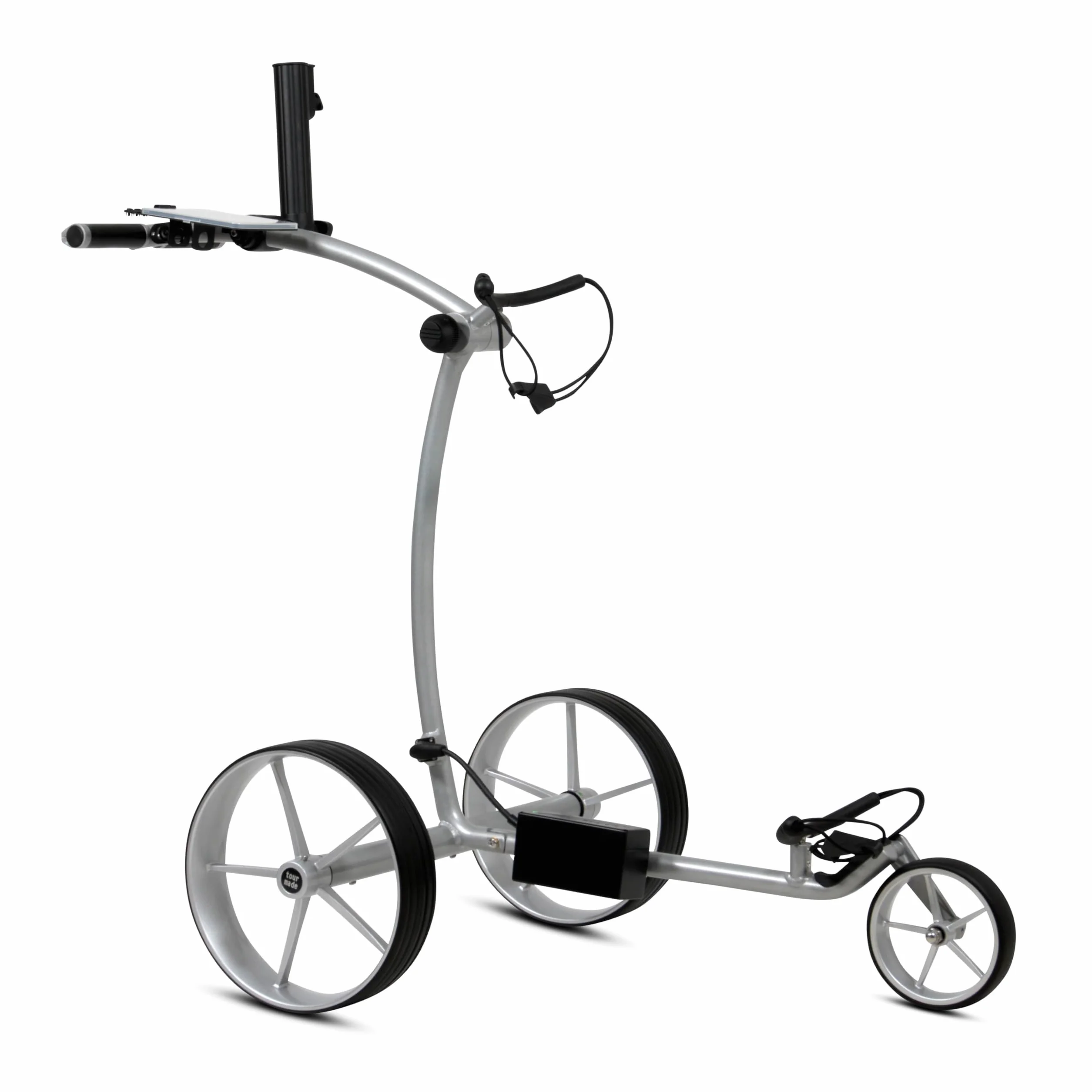 tour made RT-670S elektryczny wózek golfowy I waży tylko 5,5 kg I dzięki hamulcowi postojowemu, hamulcowi zjazdowemu i wyrównaniu zbocza idealny do górskich pól I niemiecka jakość