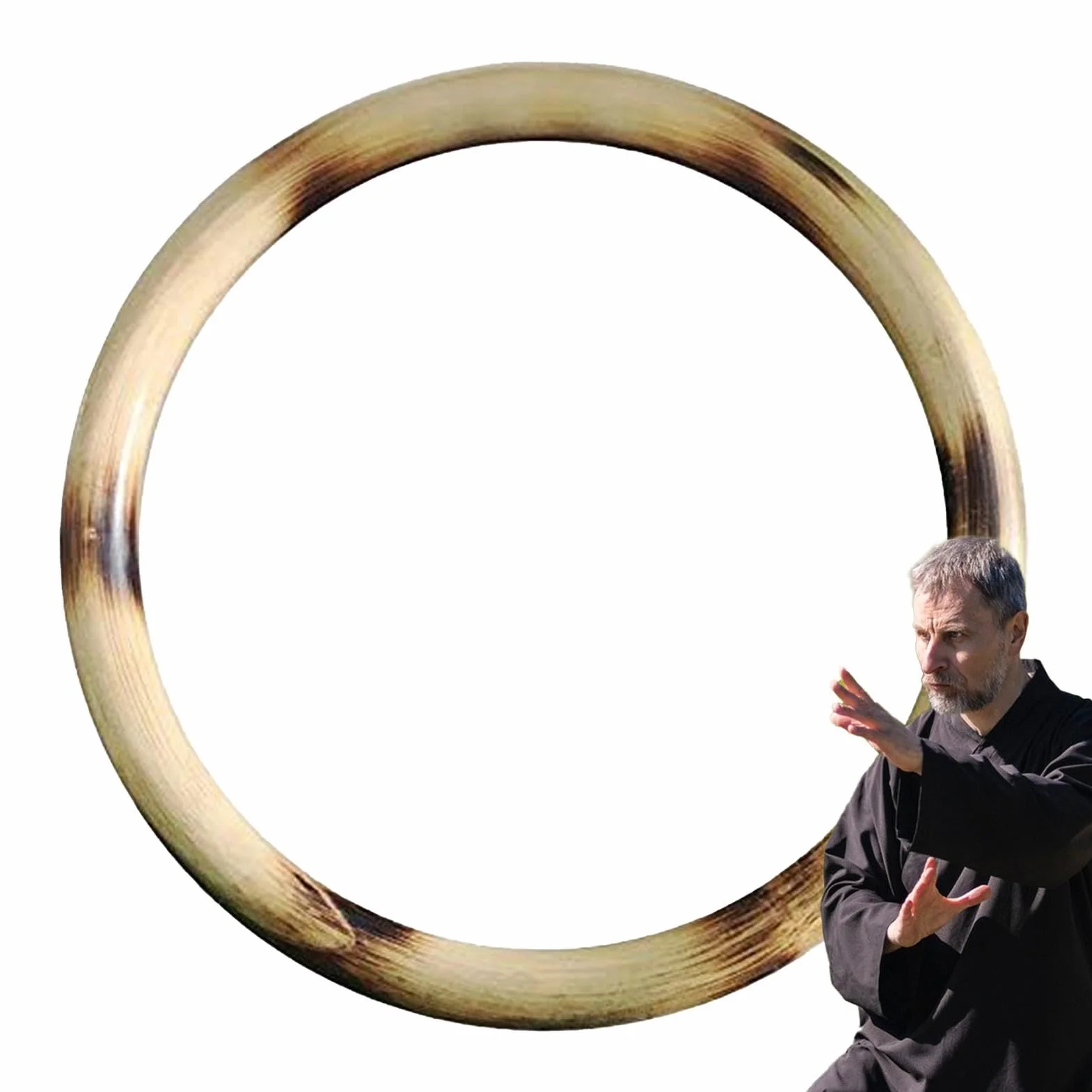 Pierścień treningowy Rattan, Wing Chun dla pisarza, przenośny kompaktowy sprzęt do ćwiczeń i sprzęt treningowy Kung Fu dla kobiet i mężczyzn