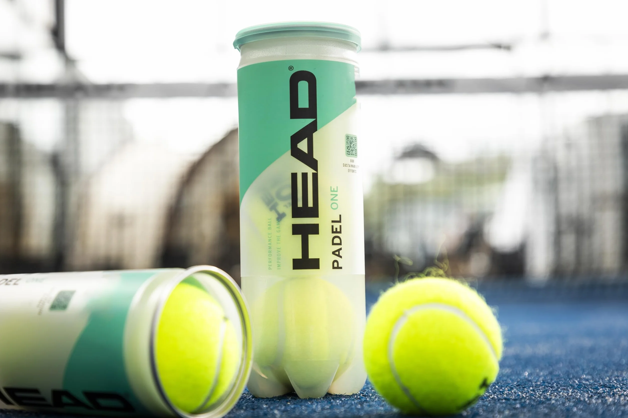 HEAD Unisex Adult 3B ONE-6DZ Padel Ball, żółta, One Size