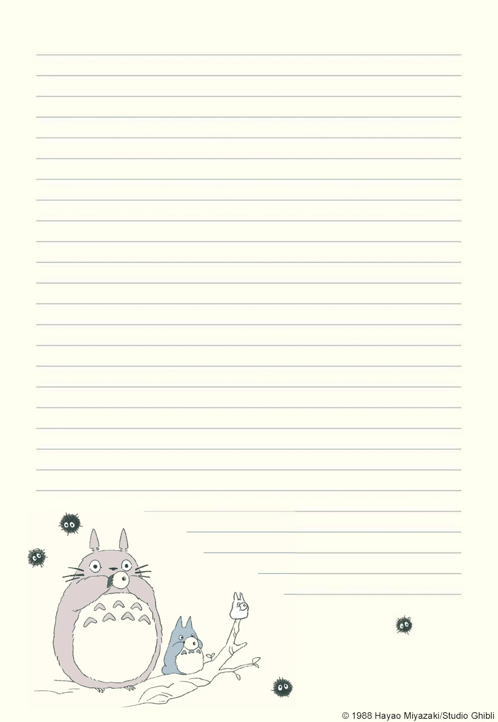 My Neighbor Totoro Stationery Set