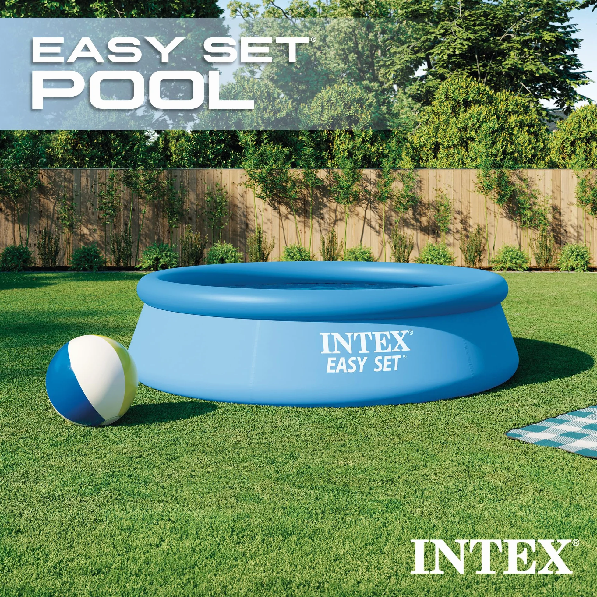 Intex 28120NP Easy Set Up basen 30 x 76 cm, niebieski