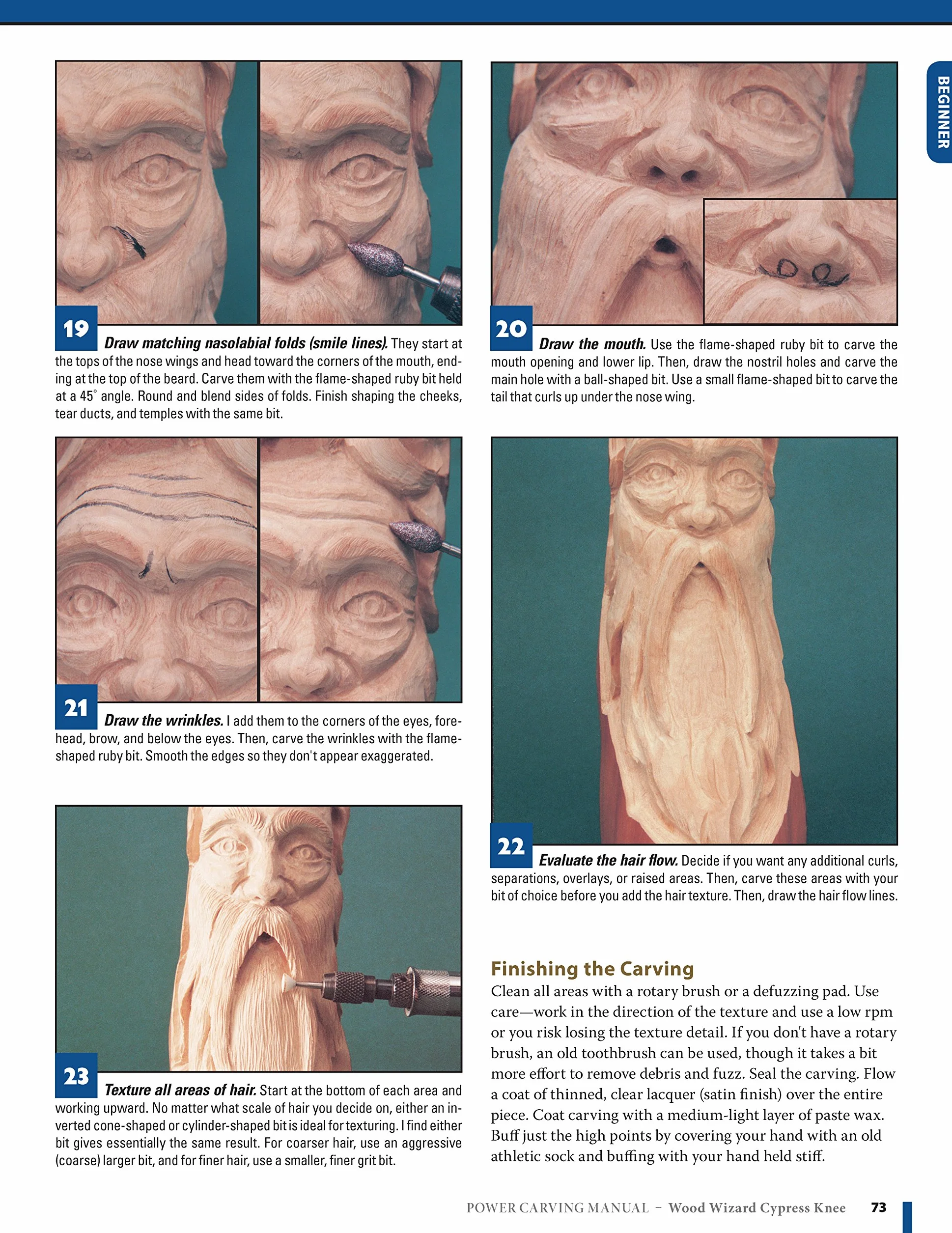 Power Carving Manual, Updated and Expanded Second Edition: Tools, Techniques, and 22 All-Time Favorite Projects
