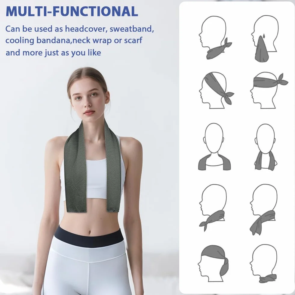 AUYAO Ręcznik na siłownię sportowy ręcznik fitness ręcznik na siłownię z kieszenią na zamek błyskawiczny 40 x 90 cm ręcznik do opalania z zimnem ręczniki chłonne ręcznik sportowy z antypoślizgowym