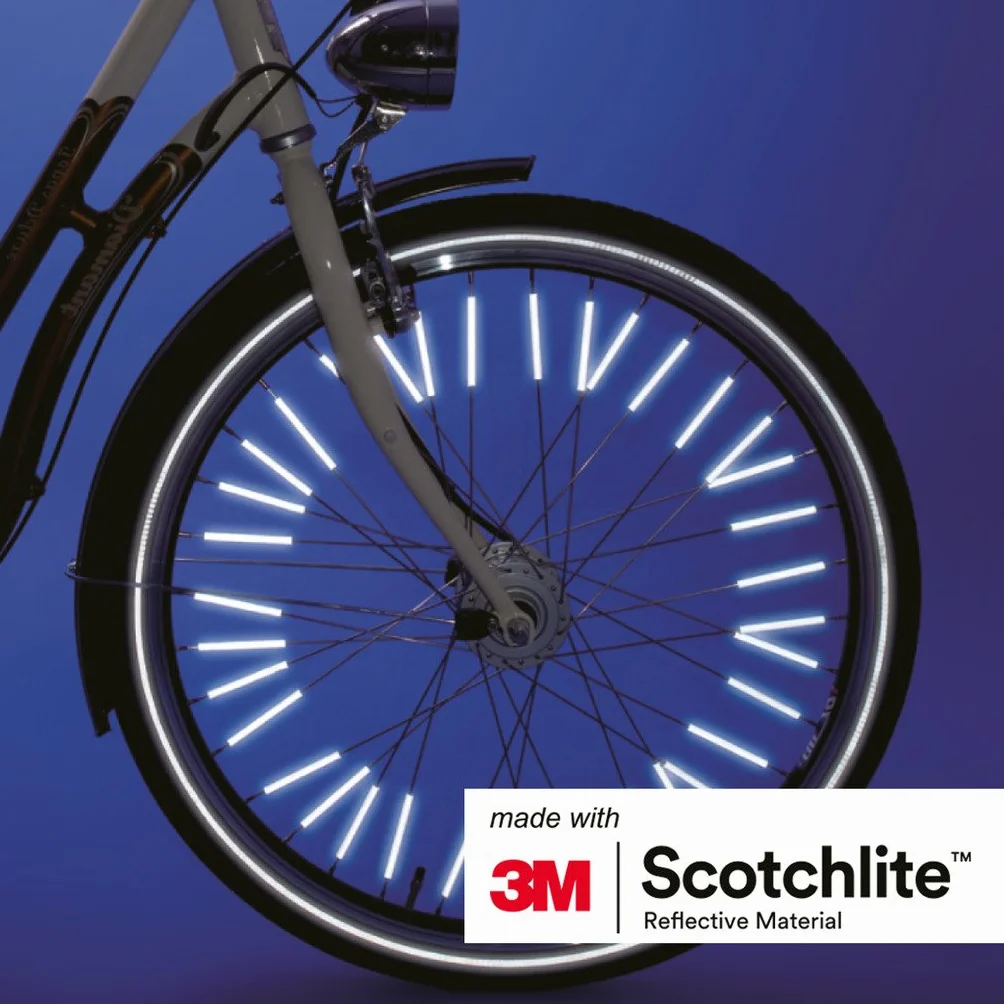 3M Odblaski szprych Odblaskowe klipsy na szprychy Scotchlite