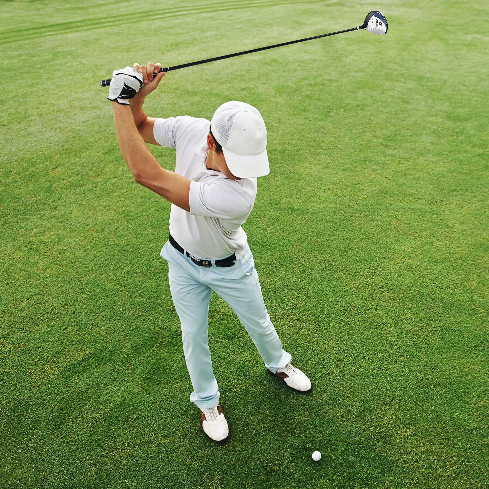 COSTWAY Golf Driver dla mężczyzn 460 CC aluminium 10,5° praworęczny