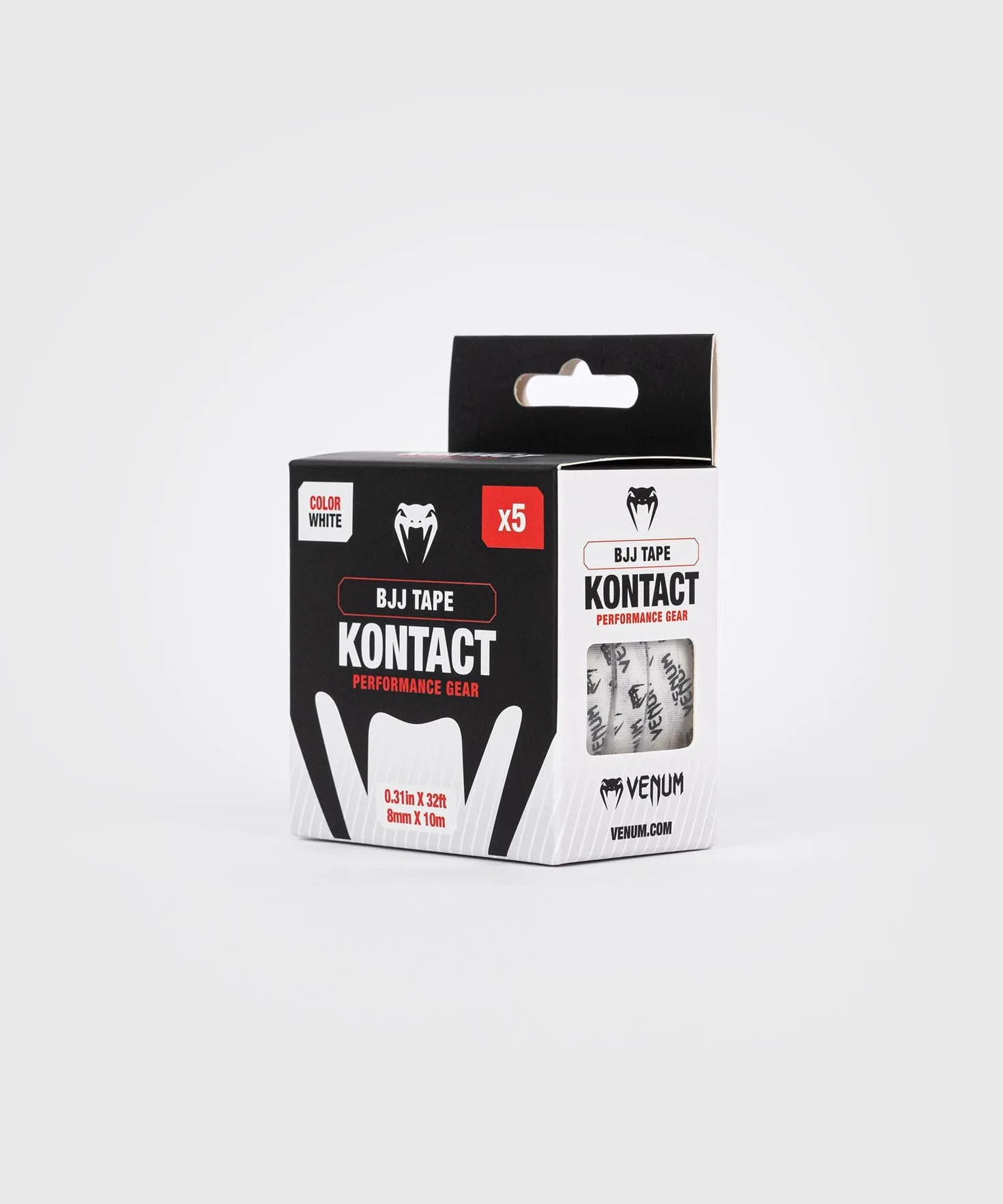 Venum Kontact BJJ Finger Tape biały czarny