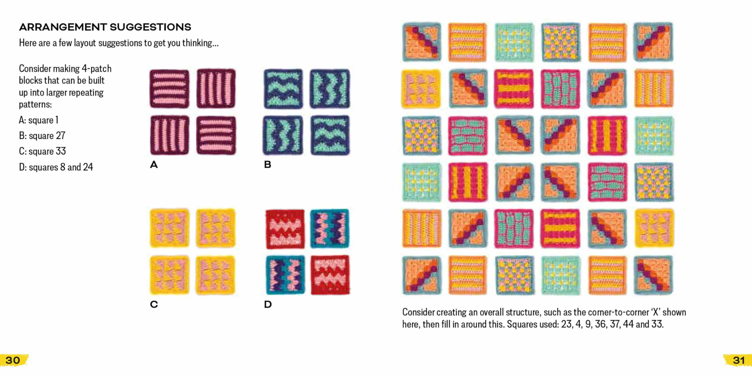 The Granny Square Stitches Card Deck™: 50 Mix and Match Designs