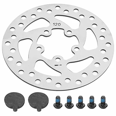 Tarcza Hamulcowa E-skuter, 120 Mm 5 Otworów Tarcza Hamulcowa ze Stali Nierdzewnej do Skutera Elektrycznego M365/PRO/PRO2