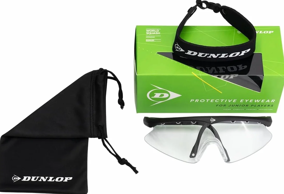 Dunlop Okulary do squasha Junior Players