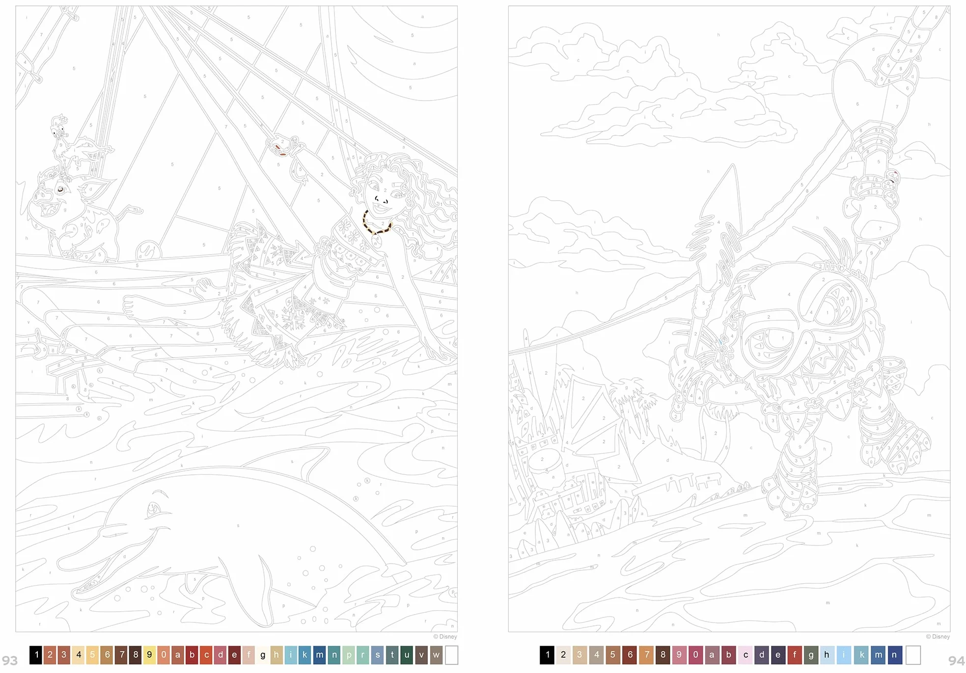 Coloriages au numéro - Grands classiques Tome 2