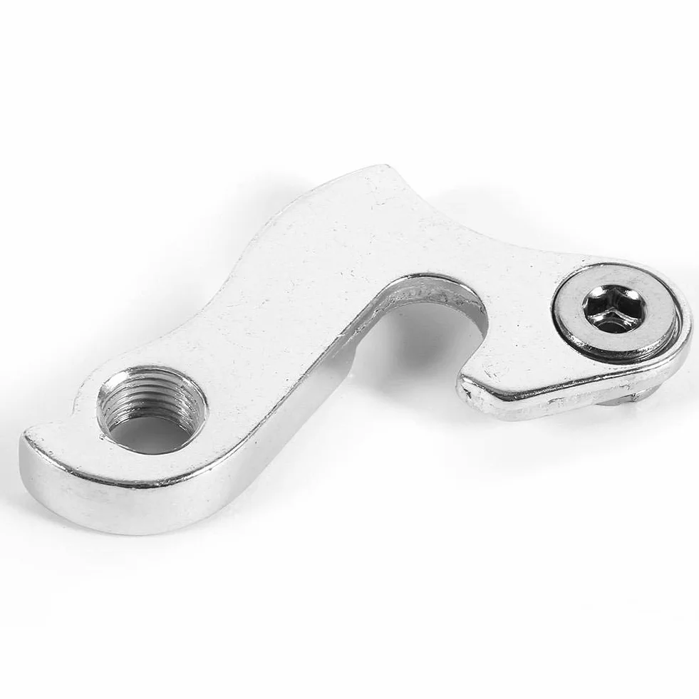 Dilwe Tylna końcówka rowerowa, 4 rozmiary, stop aluminium, tylna przerzutka mechaniczna, hak do zawieszania, adapter (7#)