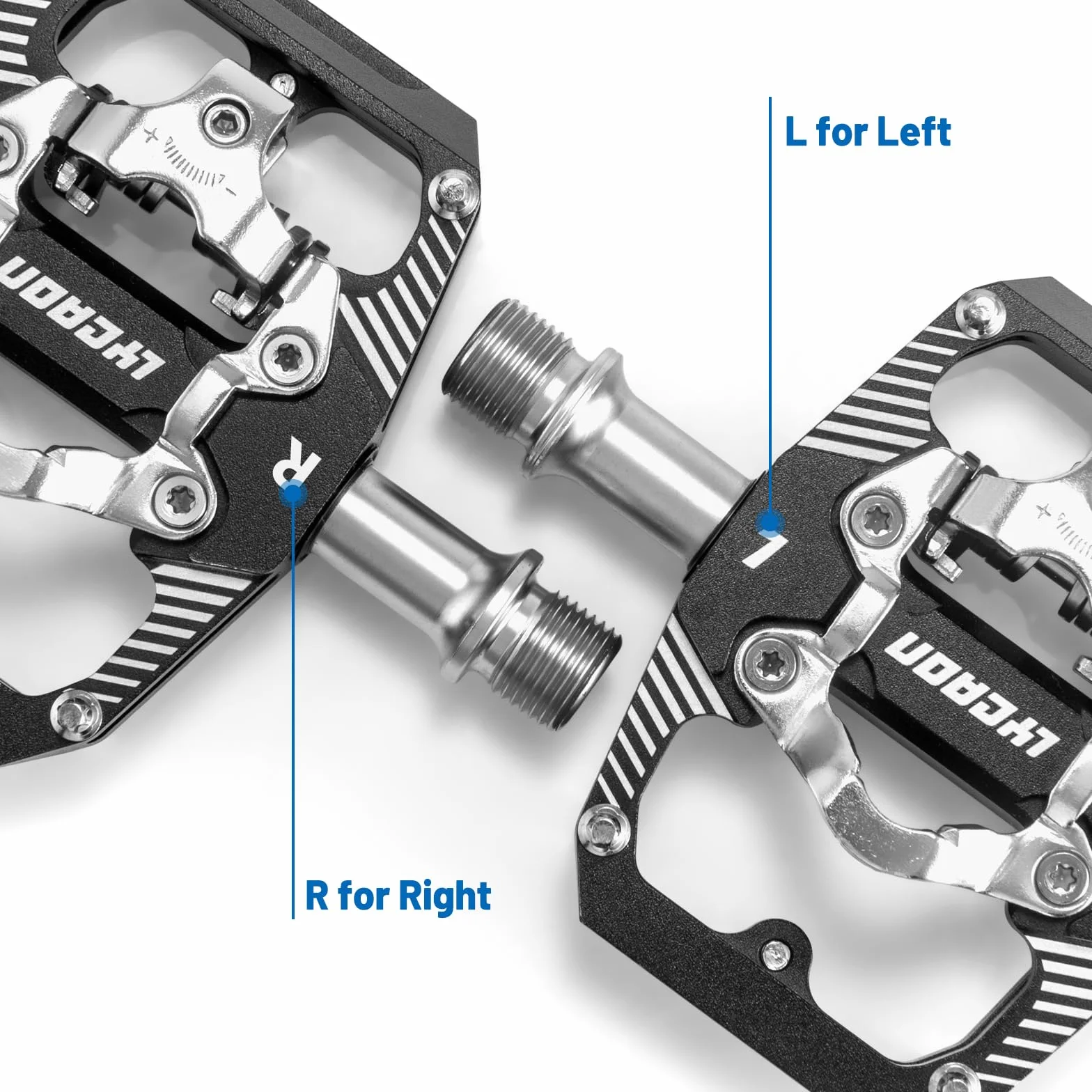 LYCAON pedały rowerowe MTB aluminium CNC łożyska uszczelnione kompatybilne SPD