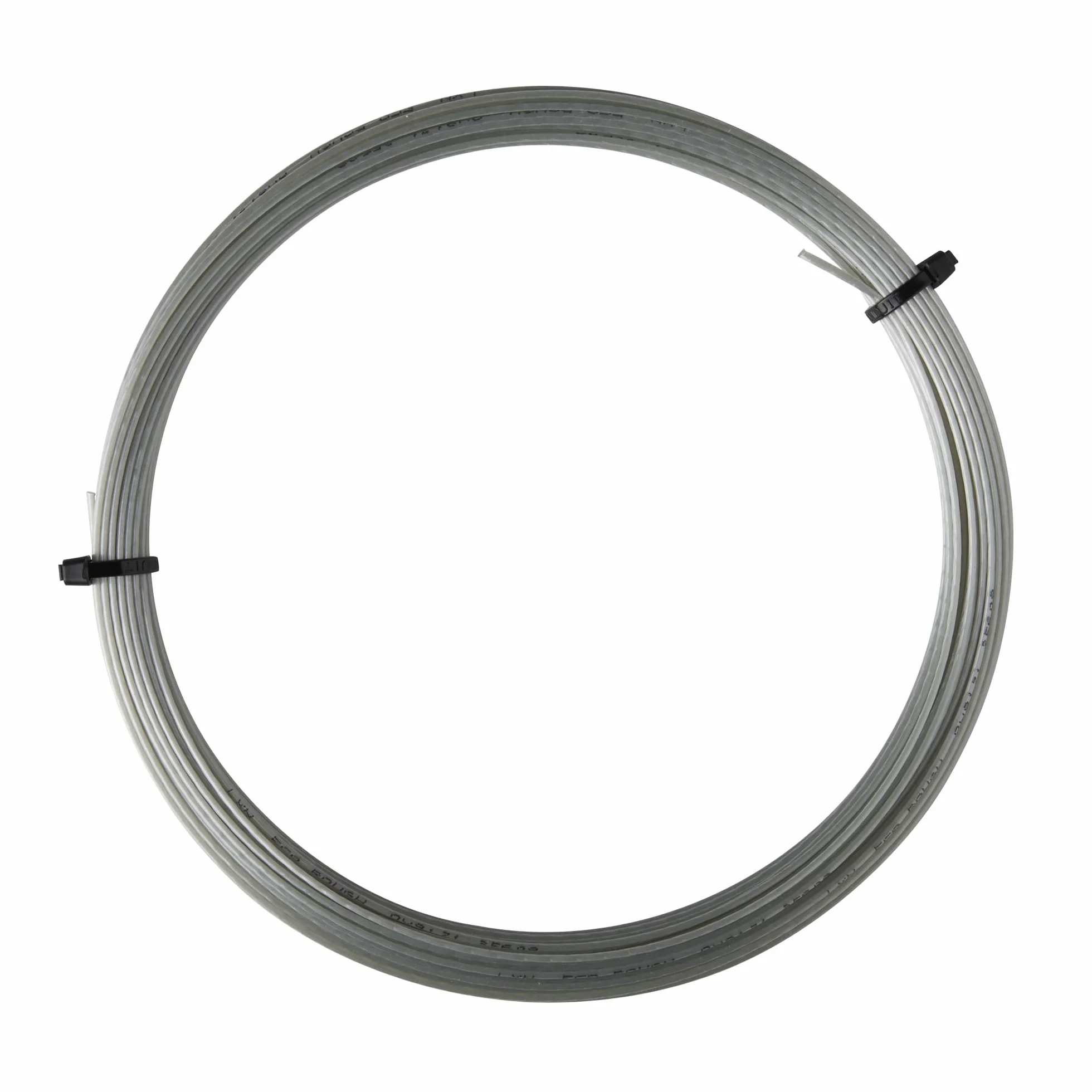 Luxilon Eco szorstka struna tenisowa, 12,2 m, szara, 1,25 mm