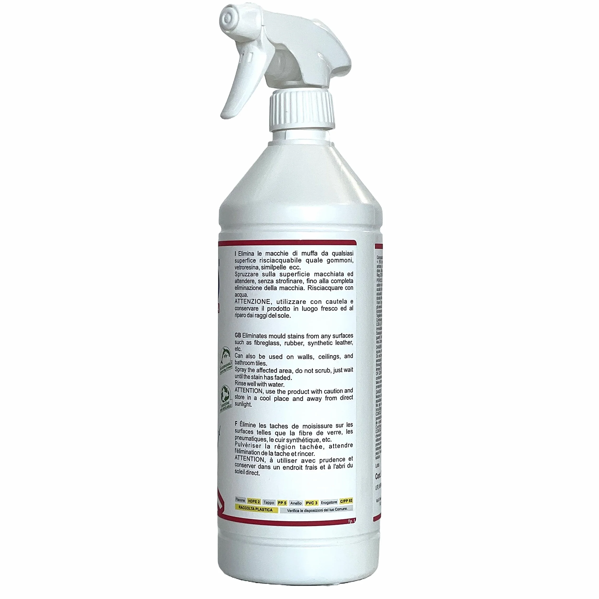 Iosso Raft Mould usuwa plamy pleśni z pontonów i poduszek, 750 ml