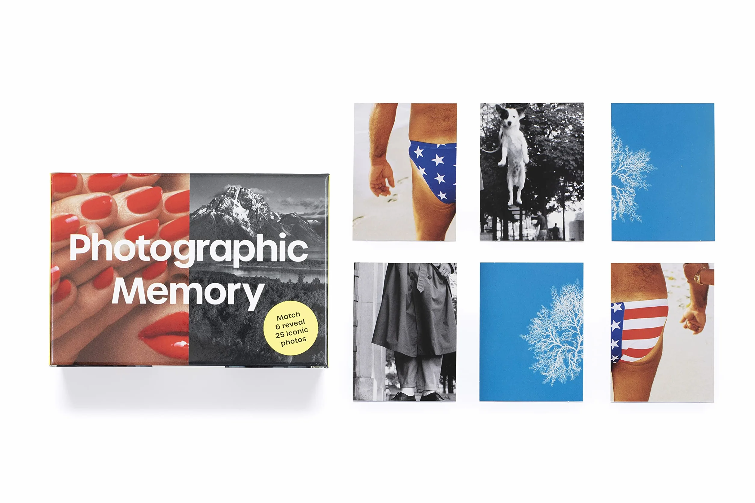 Photographic Memory /anglais: Match & reveal 25 iconic photos