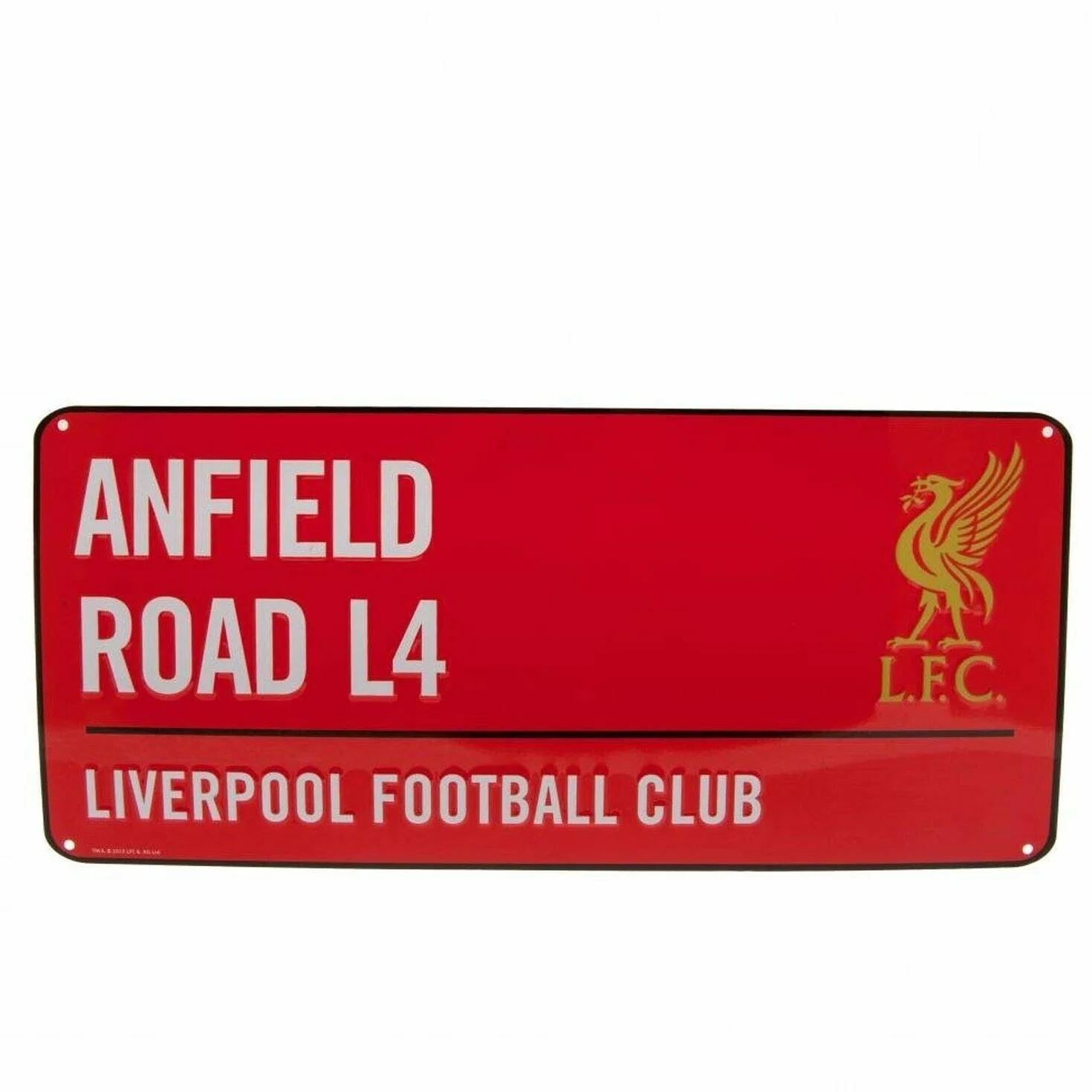 Liverpool kolorowy znak uliczny - wielokolorowy