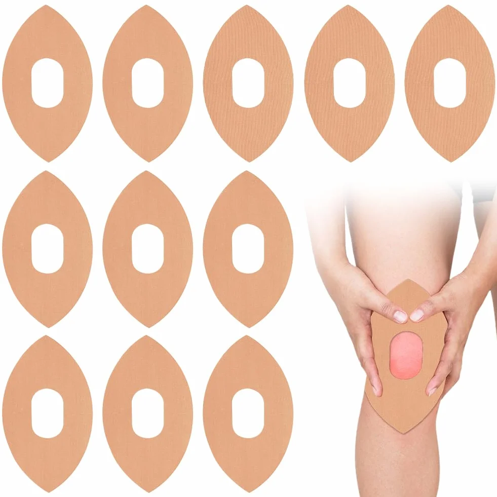 Taśma kinezjologiczna na kolana 10 sztuk elastyczna stabilizacja