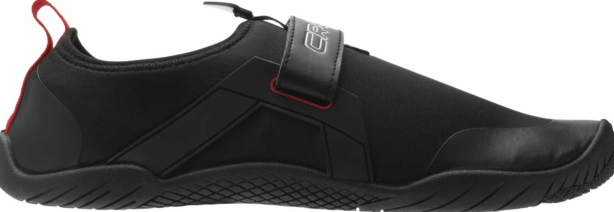 CRESSI Buty Geko Black/Red 43 - Unisex Rock Shoe Idealne do wciągających wrażeń w środowisku wodnym z bezpośrednim połączeniem z dnem morskim, czarne/czerwone, 43
