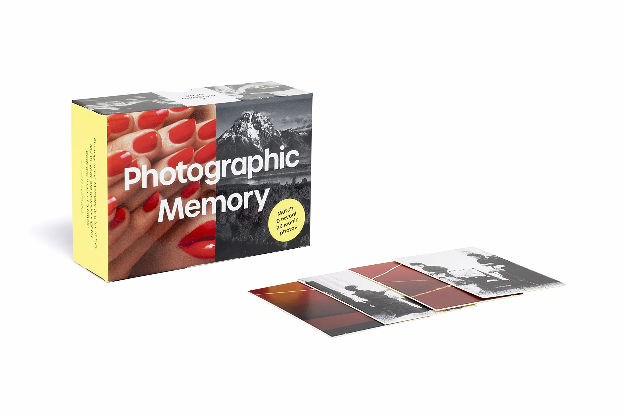 Photographic Memory /anglais: Match & reveal 25 iconic photos