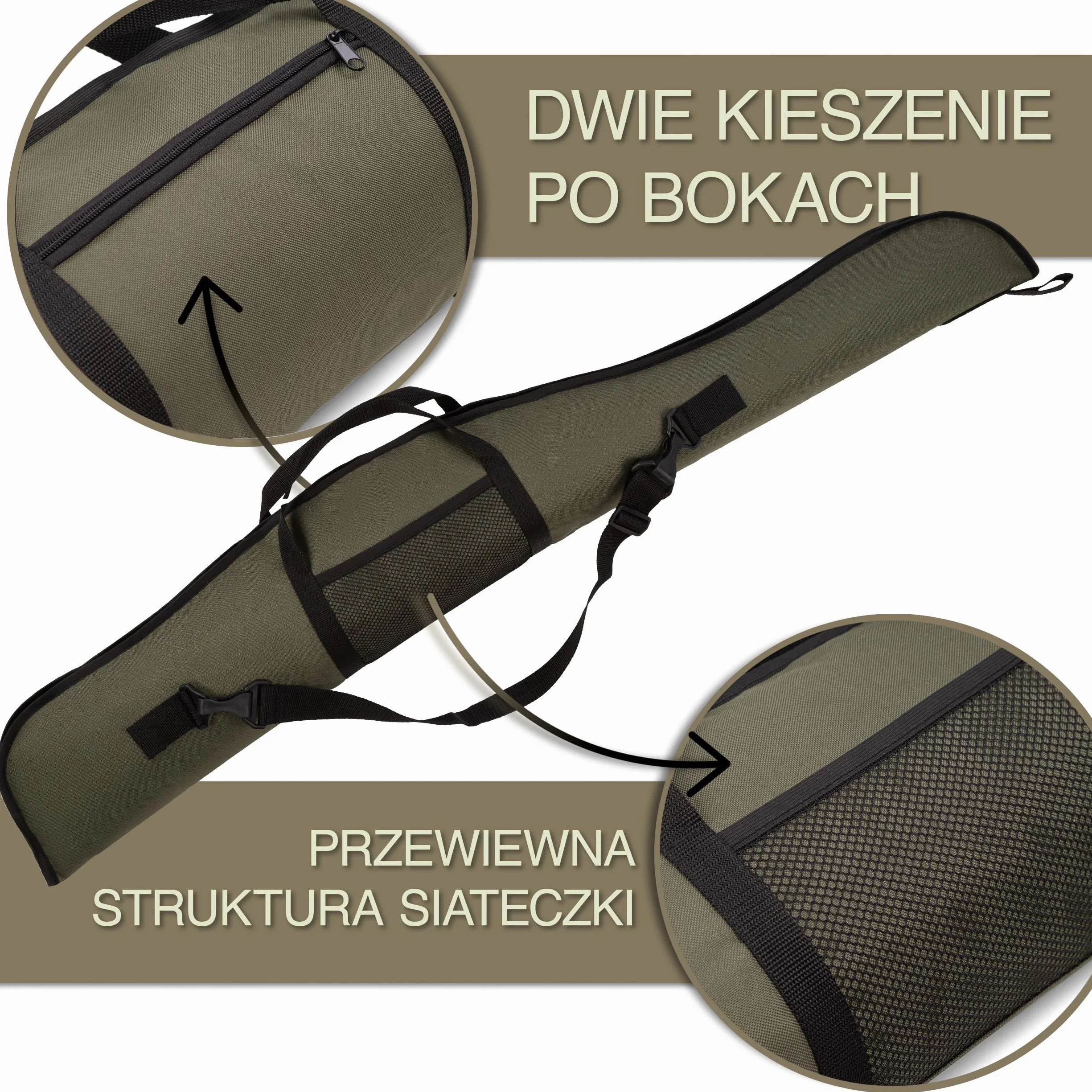 Futerał na karabin 120 x 23 x 5 cm Codura