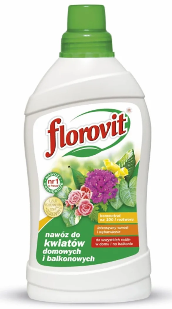 Nawóz do Kwiatów Domowych i Balkonowych 1L Florovit