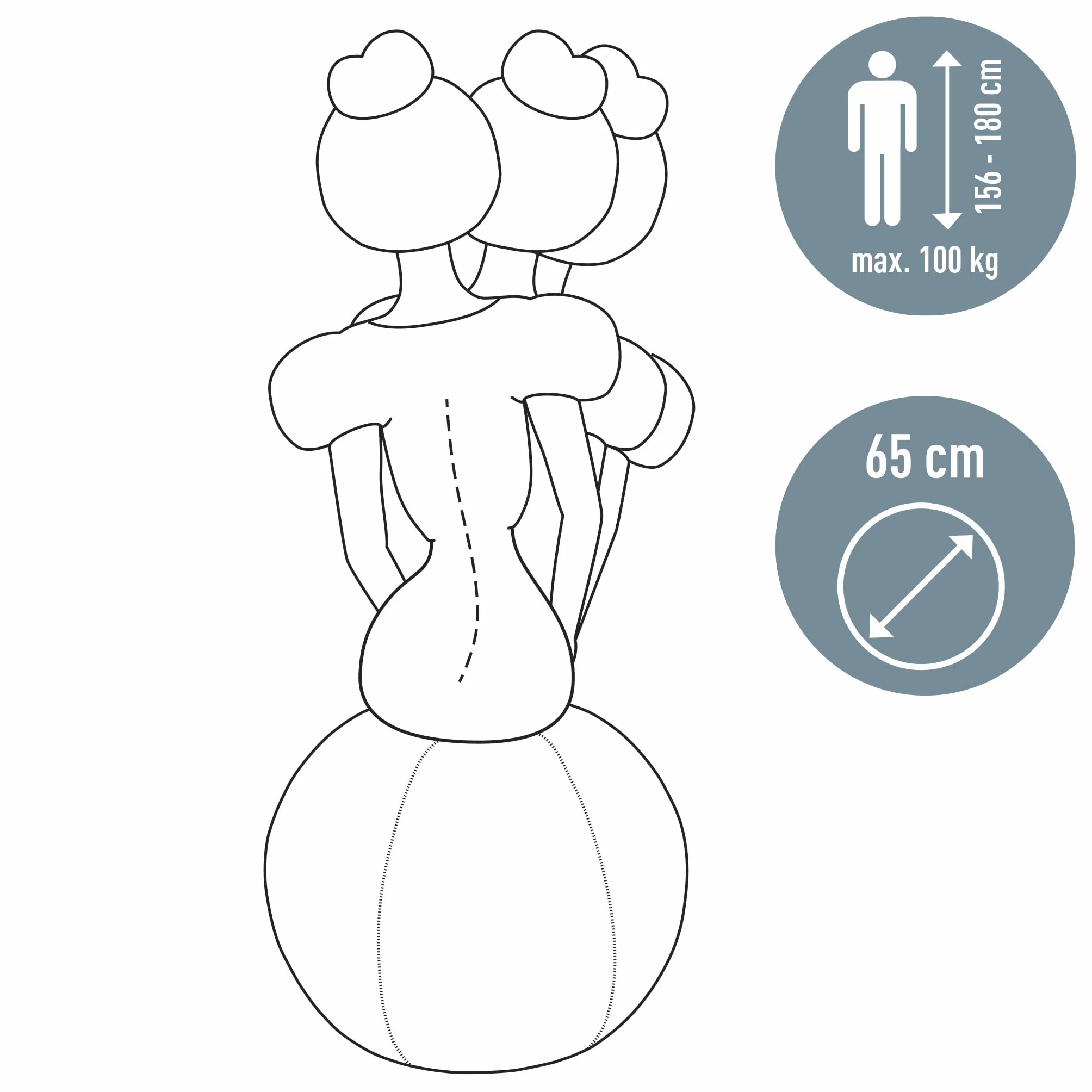 Leitz, Ergonomiczna Piłka do Aktywnego Siedzenia Leitz Ergo Cosy, Średnica 65 cm, Poszewka w 100% z Tkaniny, Ręczna Pompka, 2 Zatyczki, Kolor Ciepły Żółty (52790019)
