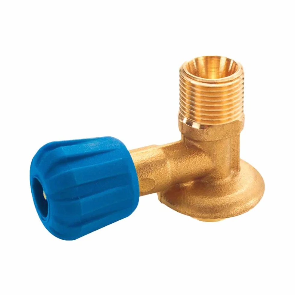 Cfh 52121 Redukcja na Butlę z Gwintem, Złoty/Niebieski, 3/8"