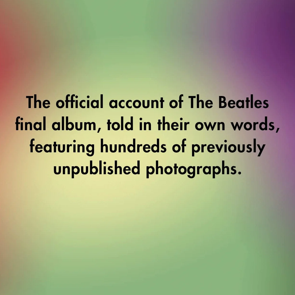 The Beatles: Get Back /anglais