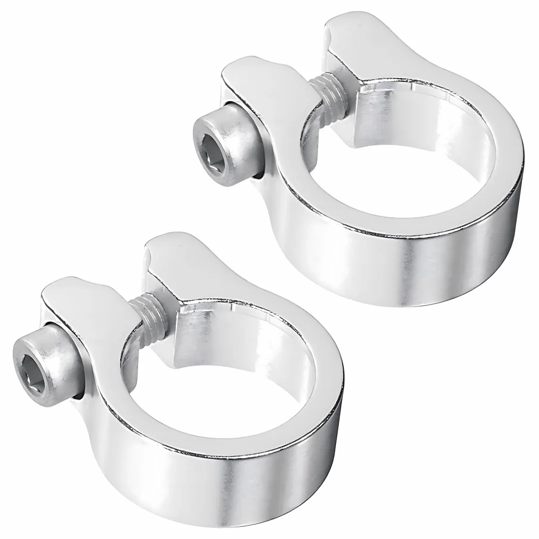 Zacisk do rury rowerowej 31,8 mm 2 szt. zapięcie na sztycę rowerową MTB szosowy