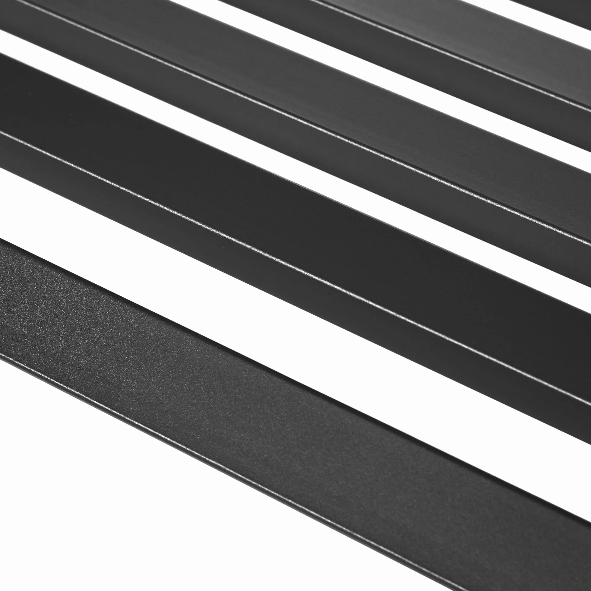 Outsunny® Ławka ogrodowa metalowa 2-osobowa czarna