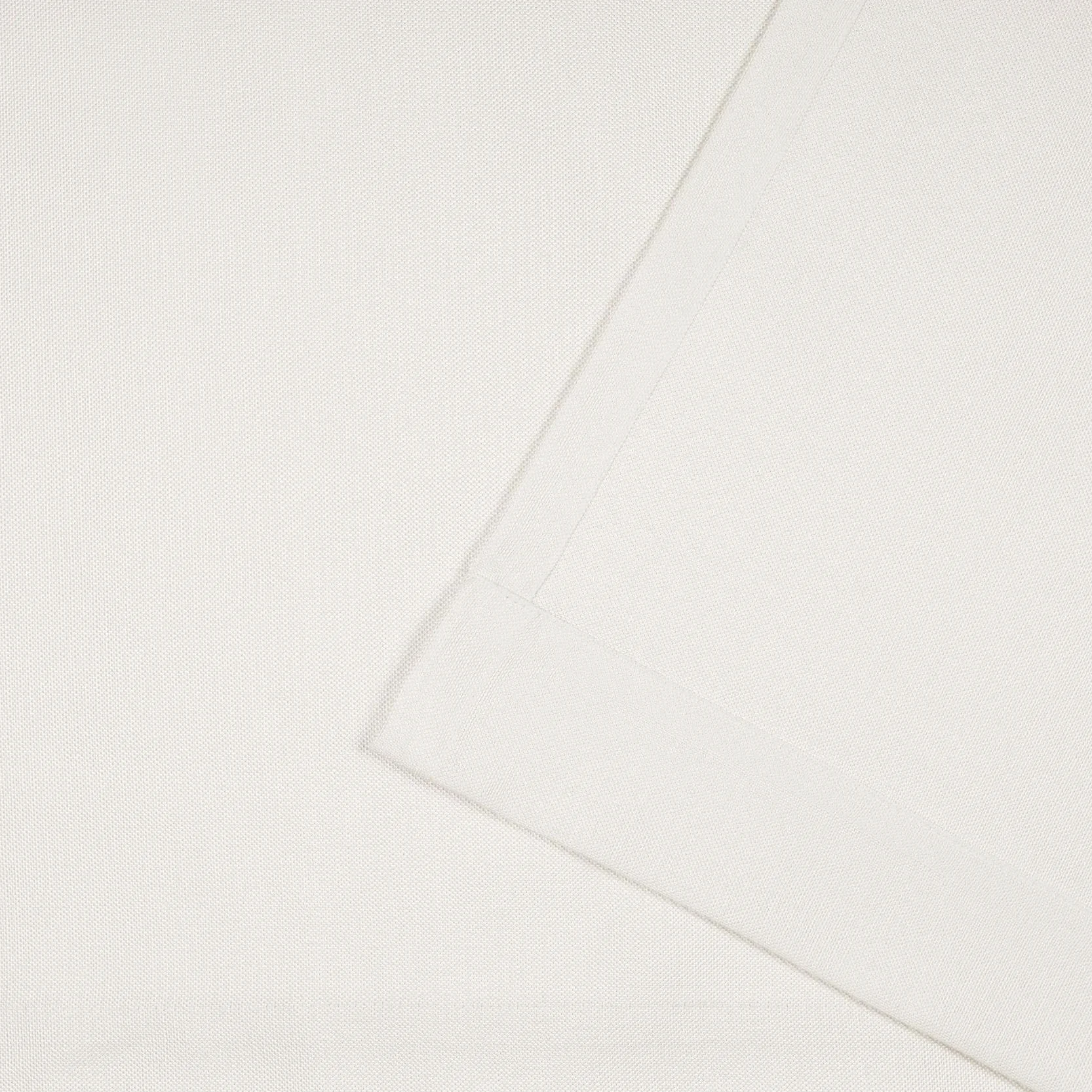 Exclusive Home Biscayne wewnętrzne/zewnętrzne dwukolorowe teksturowane przelotki górny panel zasłonowy, 137 cm x 213 cm, kość słoniowa, zestaw 2 sztuk
