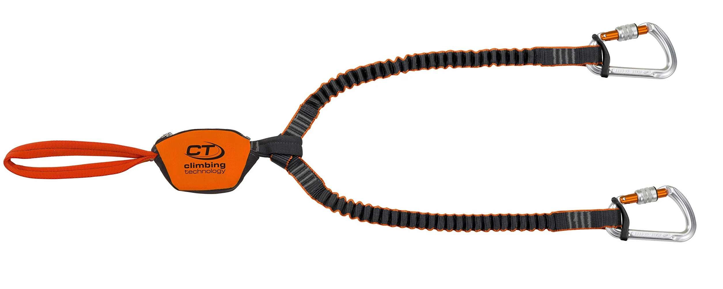 Climbing Technology Classic-k Slider zestaw Ferrata pomarańczowy szary uniwersalny