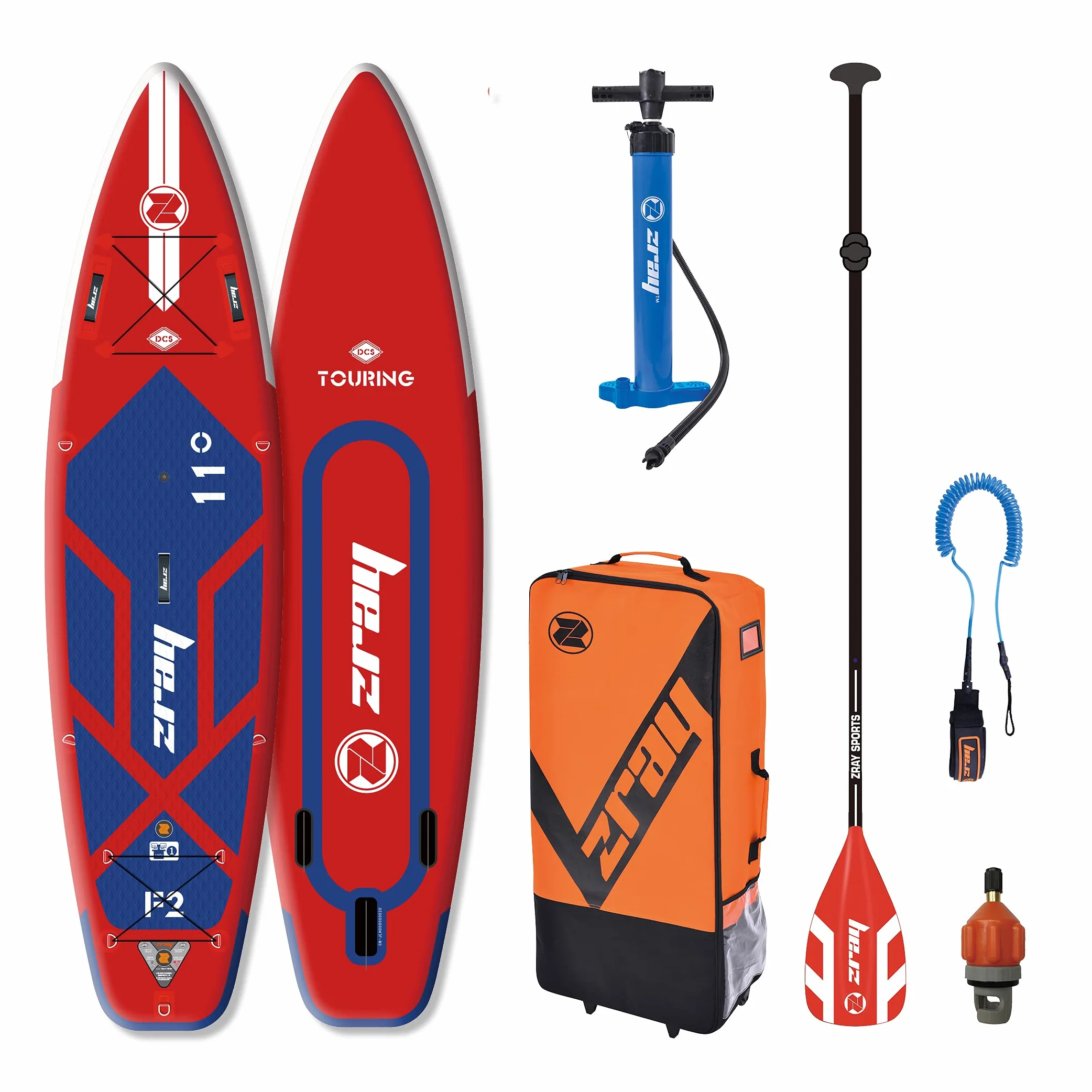 Deska do paddleboardingu Fury Pro 11'0" Zray F2 z pompką i wiosłem