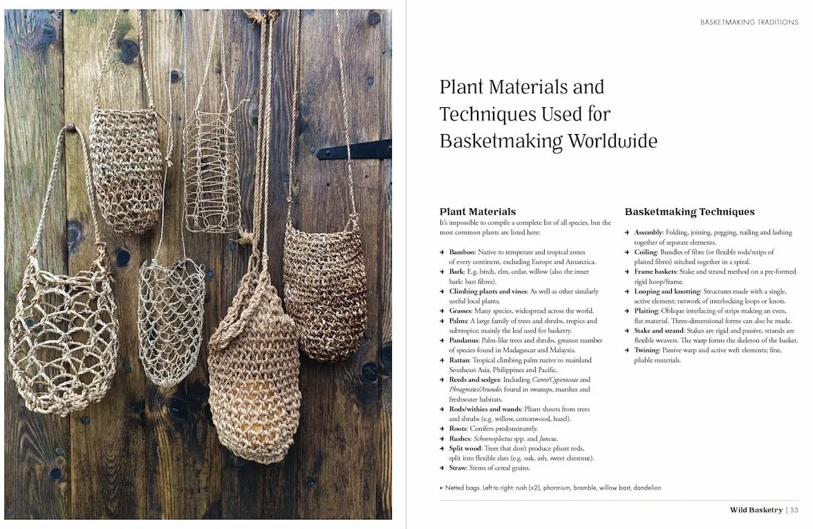 Wild Basketry: Making baskets and natural cordage from foraged plants
