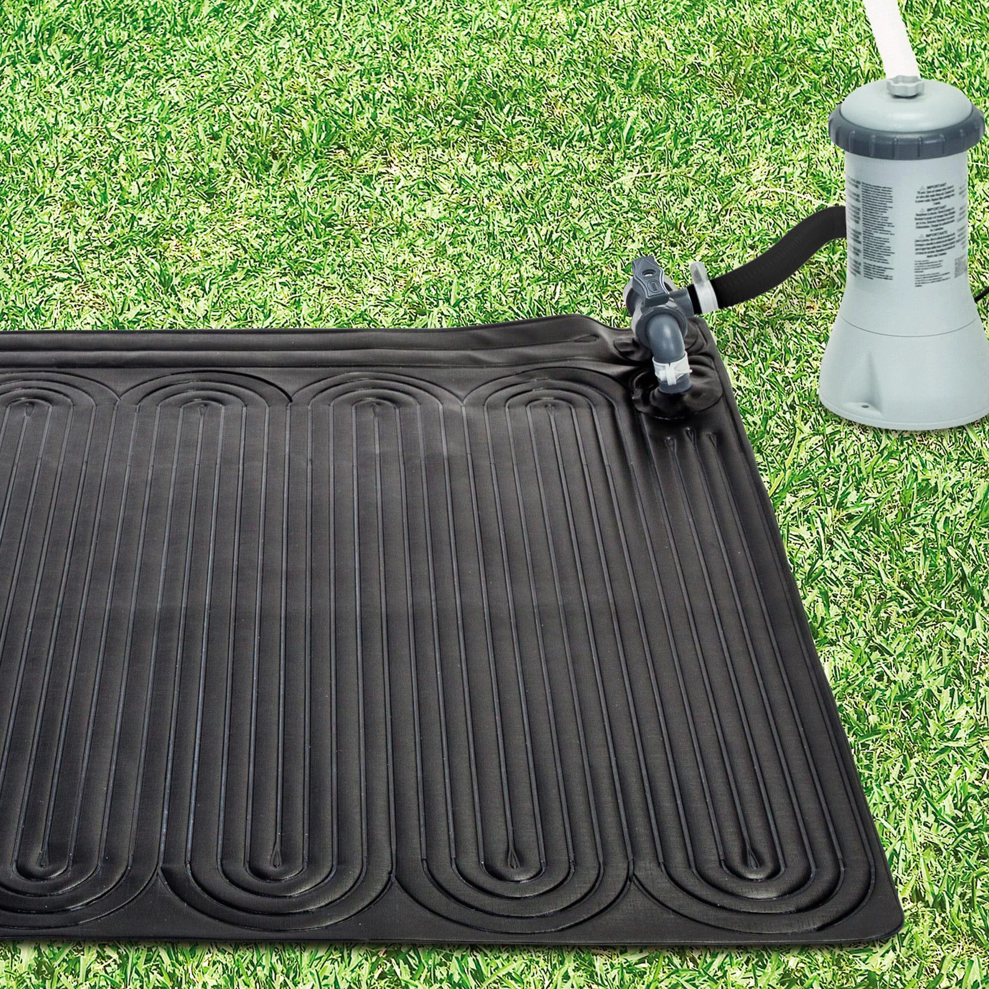 Intex Mata Solarna do Basenu, Czarny, 120 x 120 x 22 cm