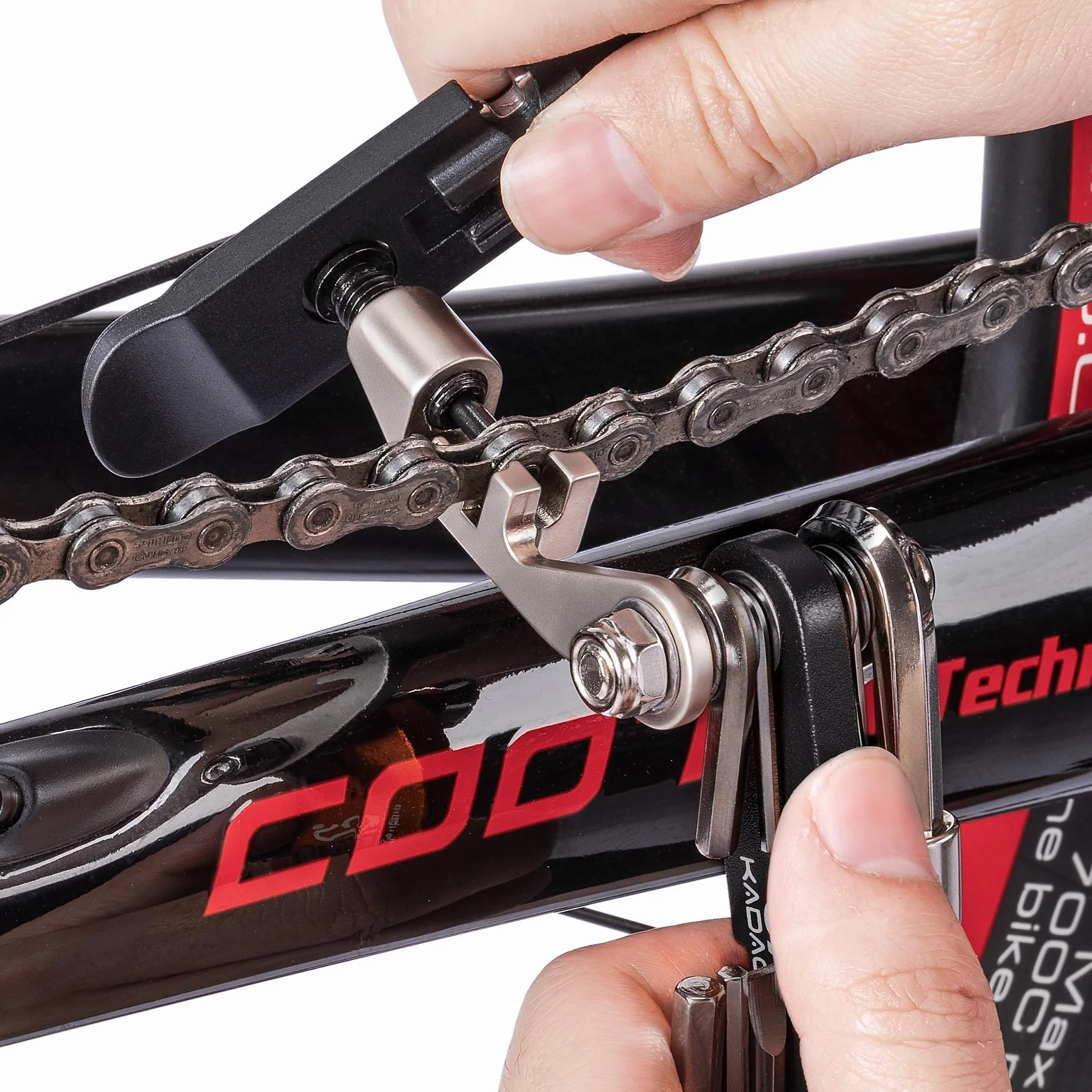 KONG MING CAR Multitool Rowerowy 15 W 1 Kompaktowe Narzędzie Do Naprawy Z Rozkuwaczem Łańcucha