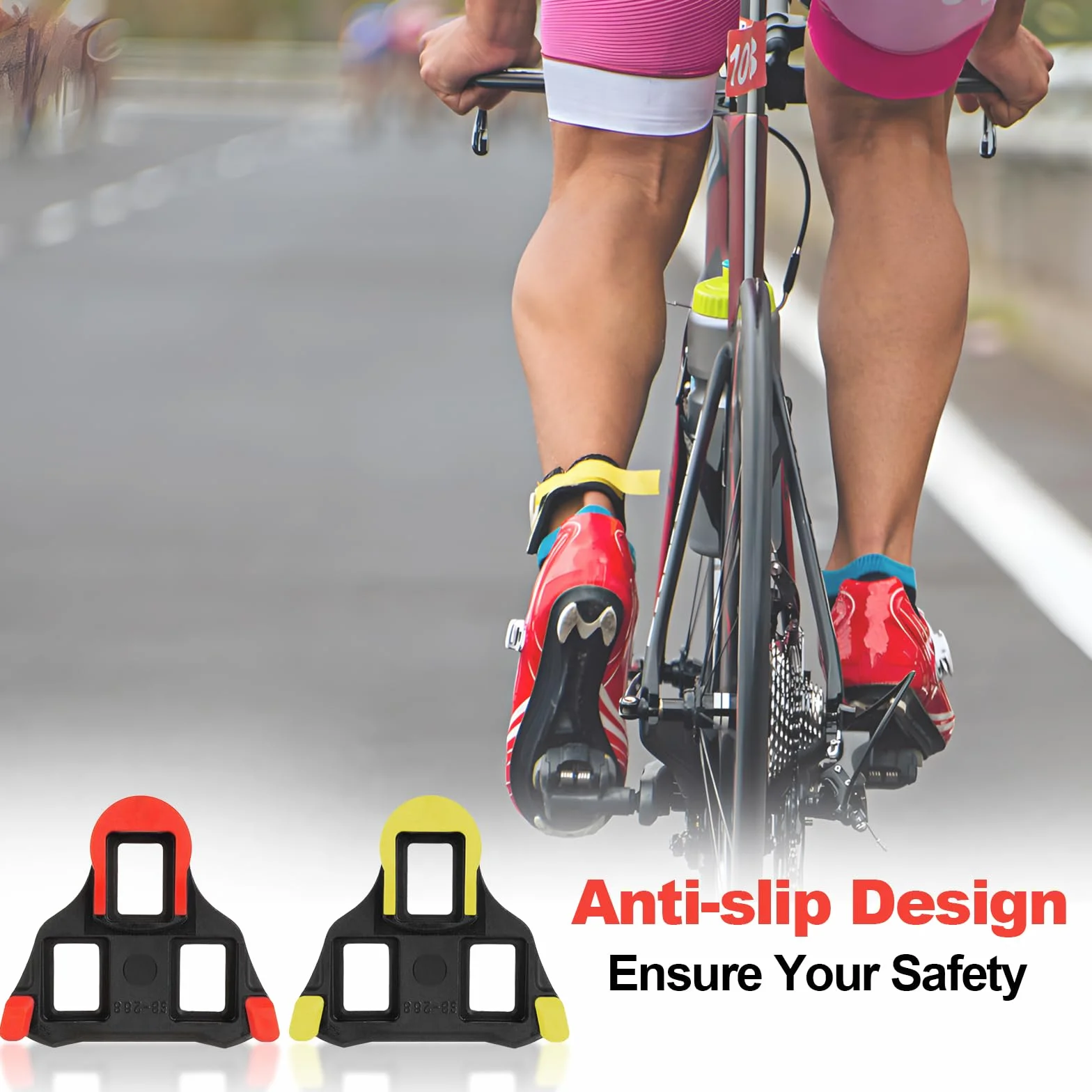 Buty i cleaty Shimano z paskami na nogi, kompatybilne z SPD Shimano