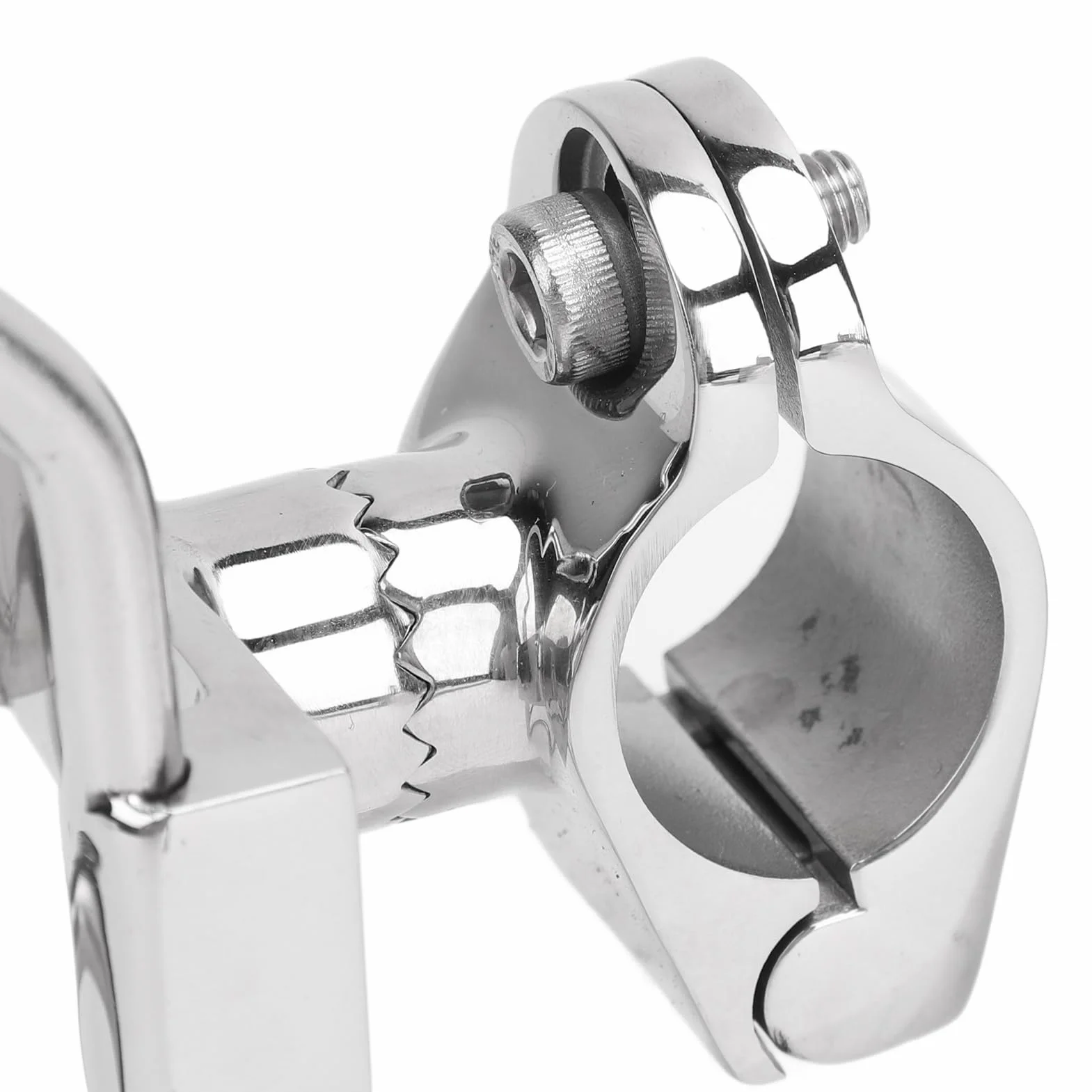 Zacisk Uchwytu na wędkę, Wygodny Uchwyt na wędkę do łodzi, Eleganckie Delikatne Polerowanie Kajaka (32mm)