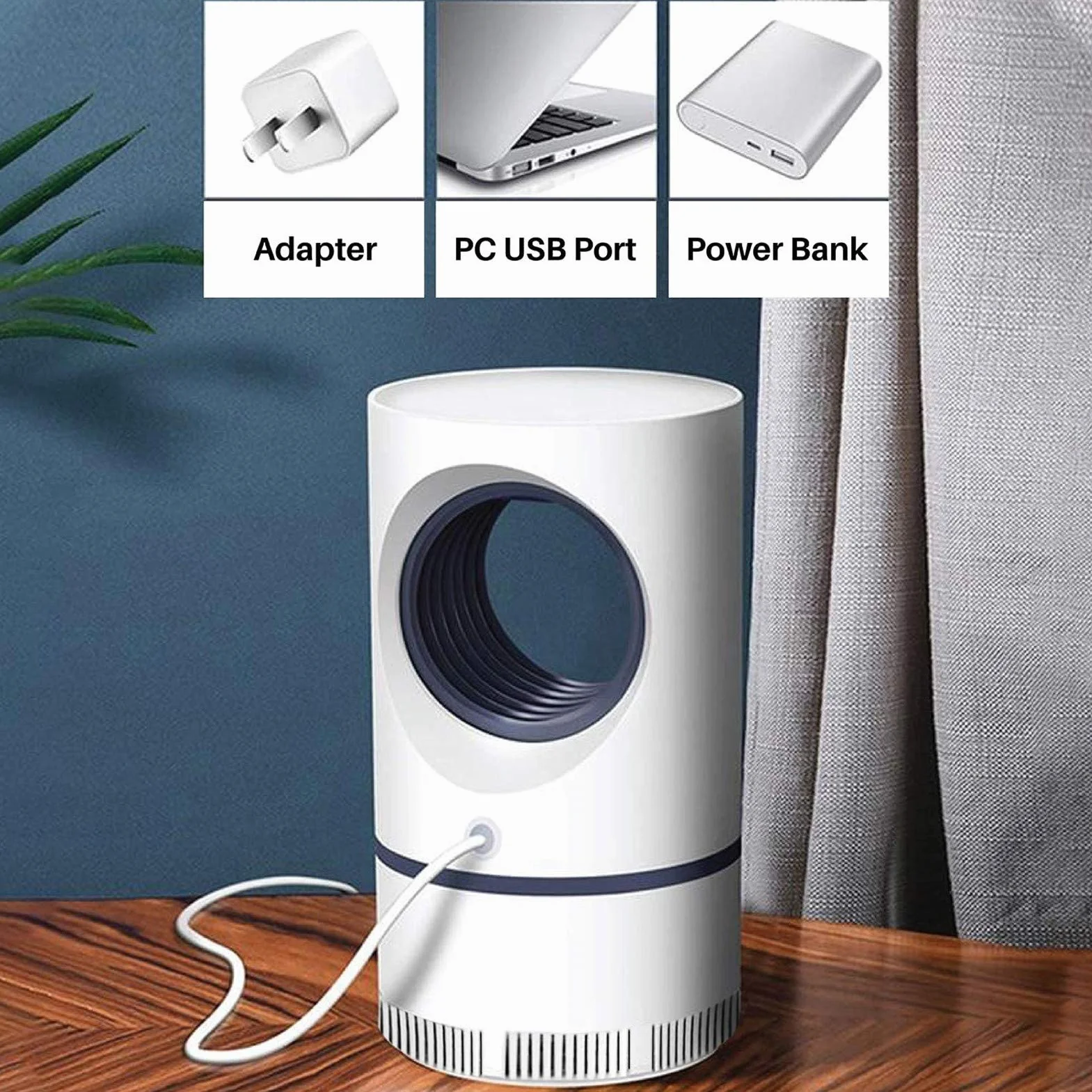 Zabójca na komary - pułapka na komary - Sky Eye Killer dom inteligentny owadobójczy USB muchówka (M)