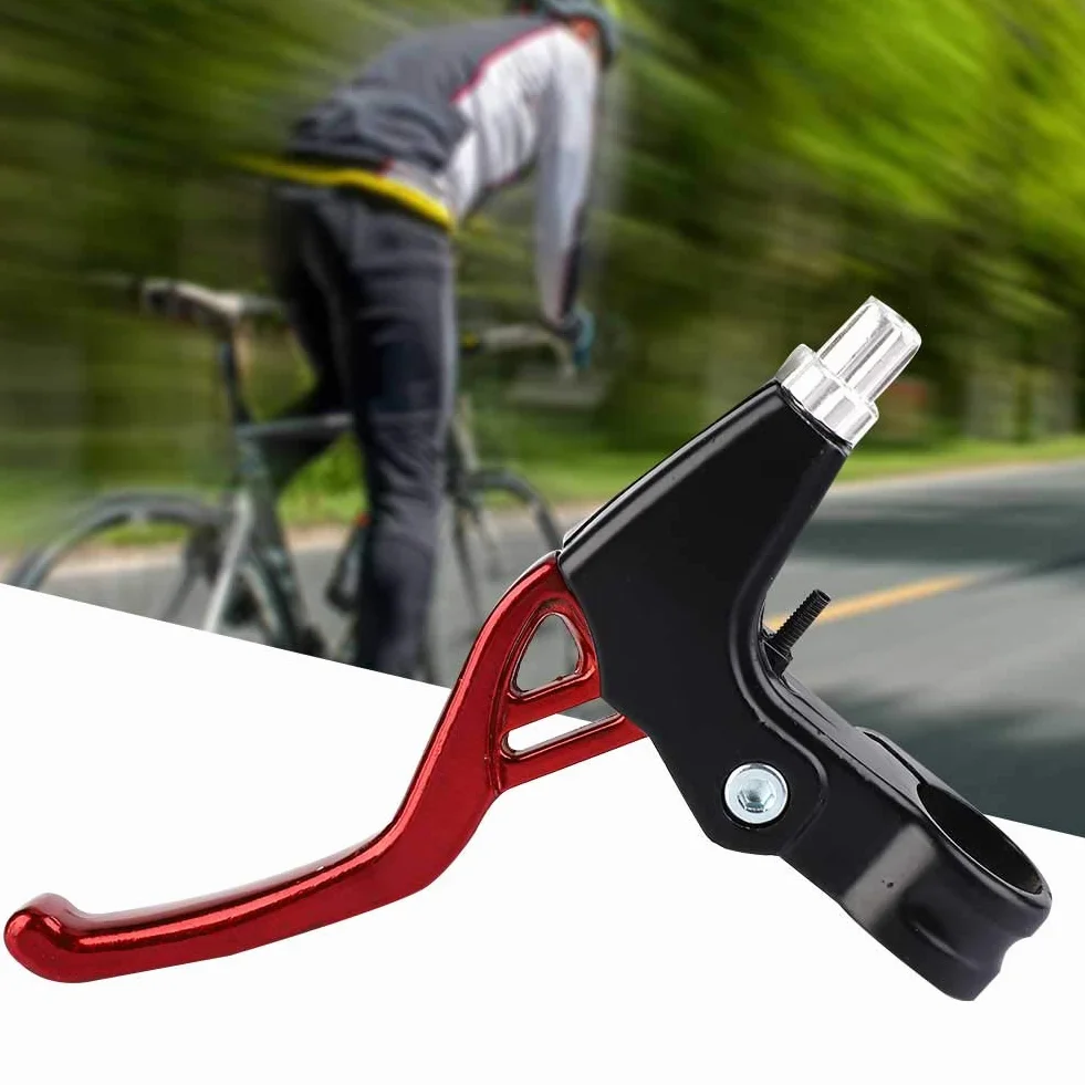 Zestaw dźwigni hamulca do roweru górskiego ze stopu aluminium 22 mm para czerwona