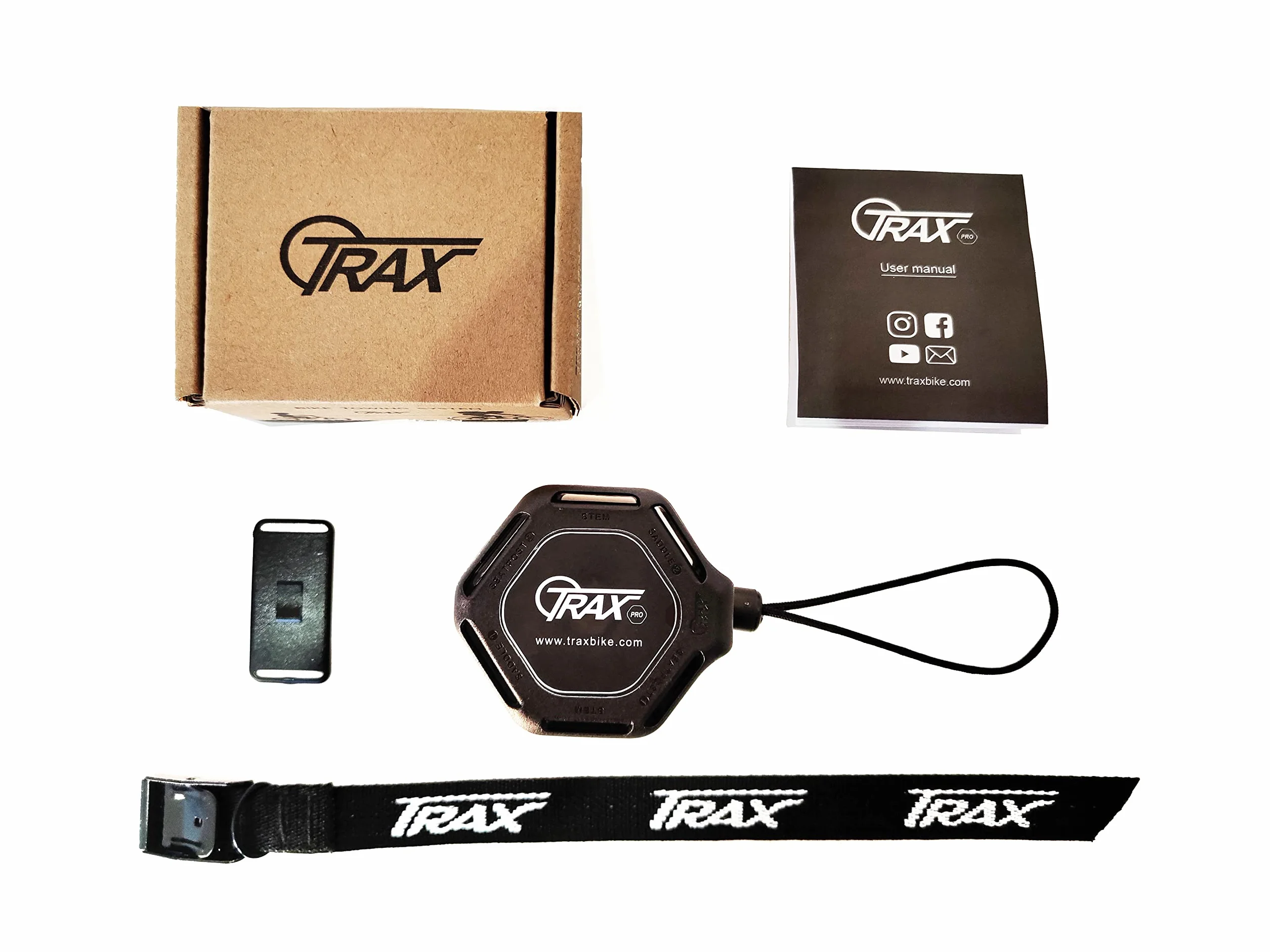 Trax Mieszany Trax Pro T0002 System do Holowania Roweru, Czarny, M