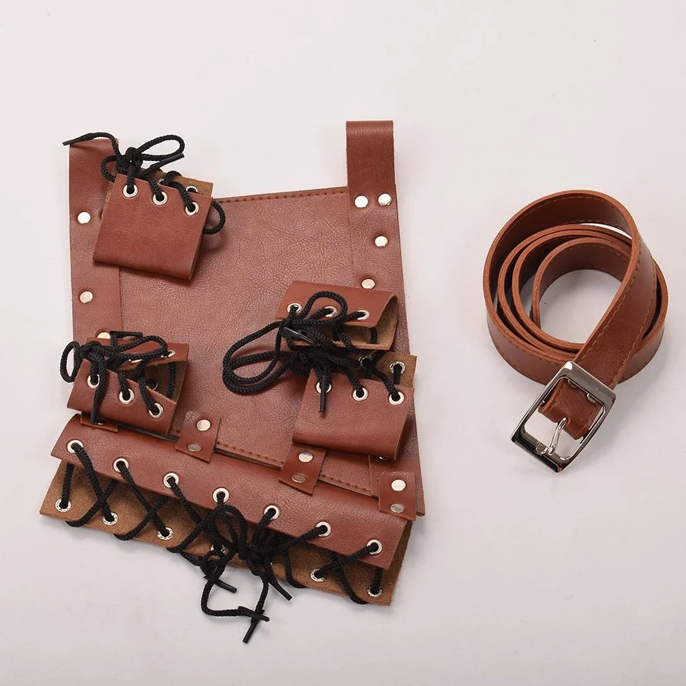 BLESSUME Średniowieczny uchwyt na miecz, renesansowy pasek kabura żaba Rapier Belt Cross Lacing