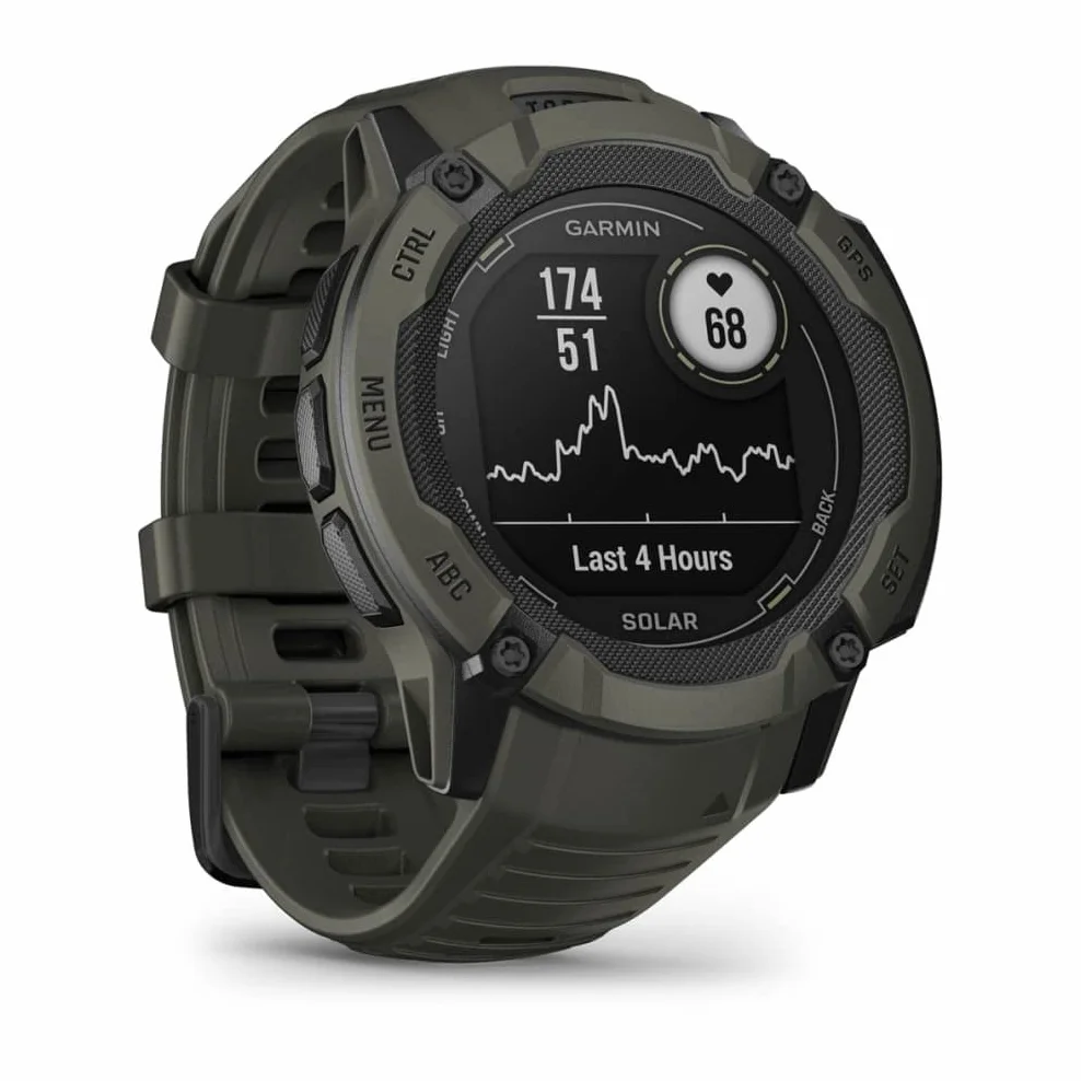 Garmin Instinct 2X Solar Smartwatch GPS Zielony XL