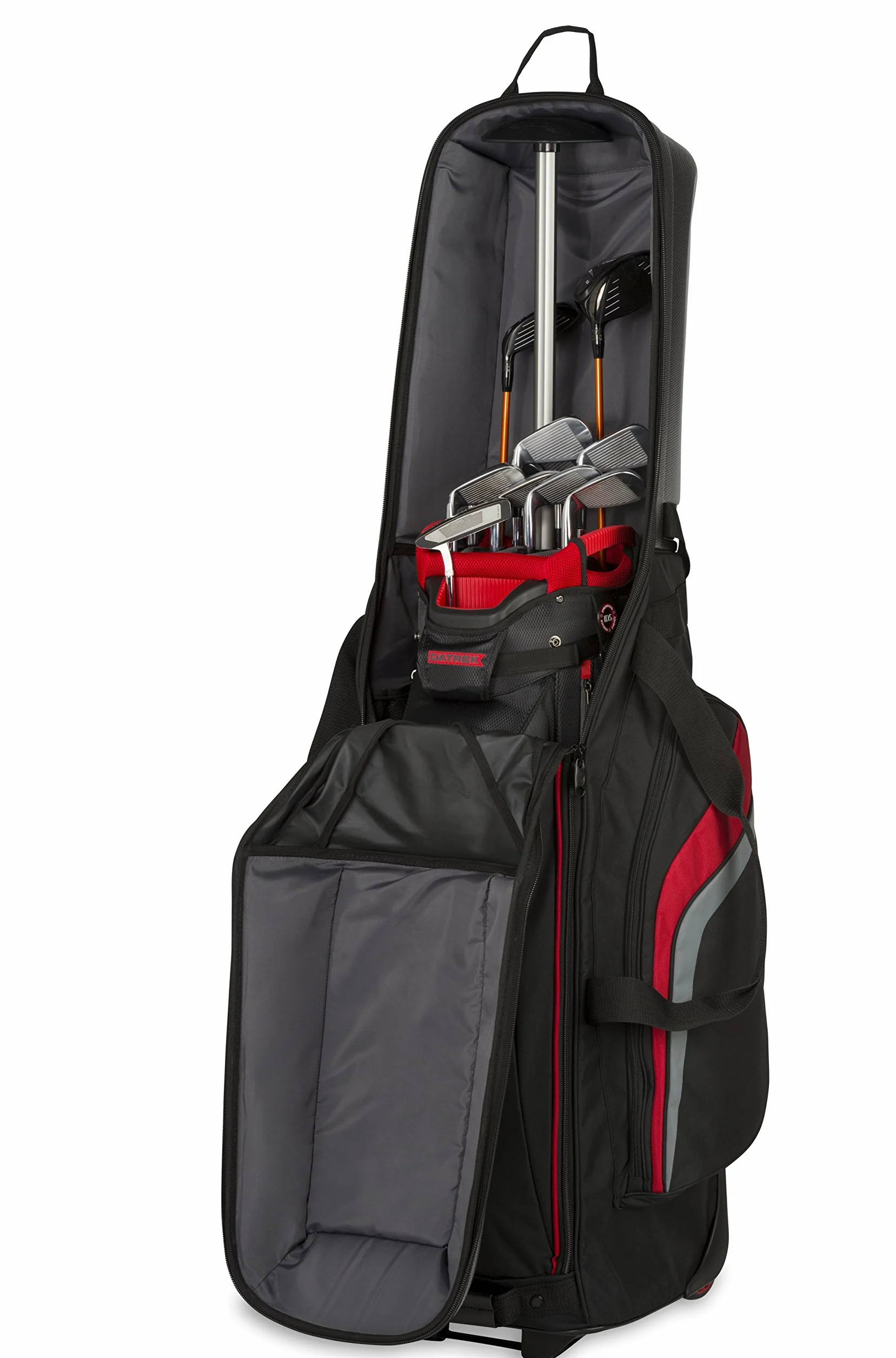 Bagboy T-10 Hard Top Golf pokrowiec podróżny, czarny/królewski niebieski,