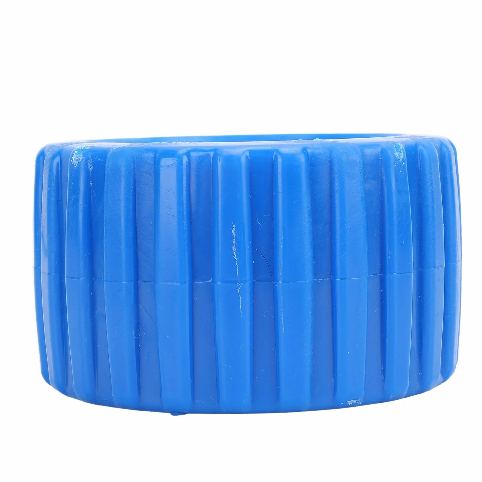 3" szerokości x 5" średnicy zewnętrznej rolki do przyczepy łodziowej, żebrowane, polietylenowe, średnica otworu montażowego 1-1/8", 4 szt., niebieskie, standardowe