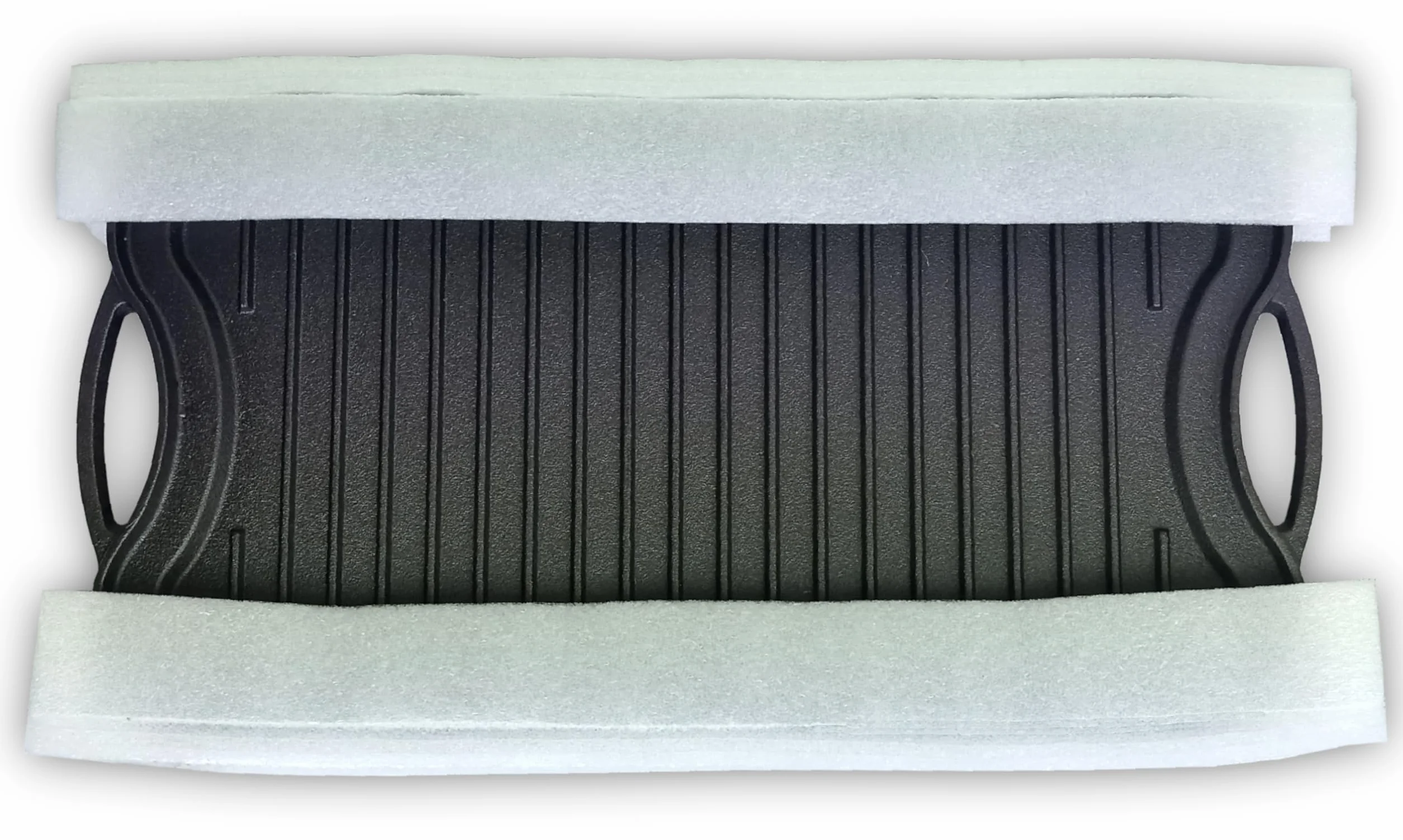 Żeliwna płyta do grilla gazowego, żeliwna Plancha, duża płyta żeliwna, 50 x 27 cm, 5,5 kg