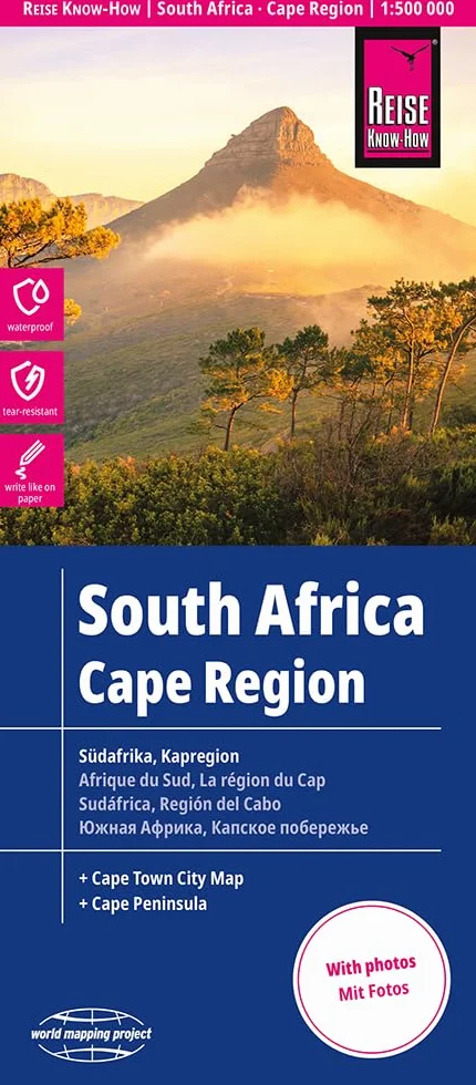 Reise Know-How Landkarte Südafrika Kapregion 1 : 500.000: reiß- und wasserfest (world mapping project)
