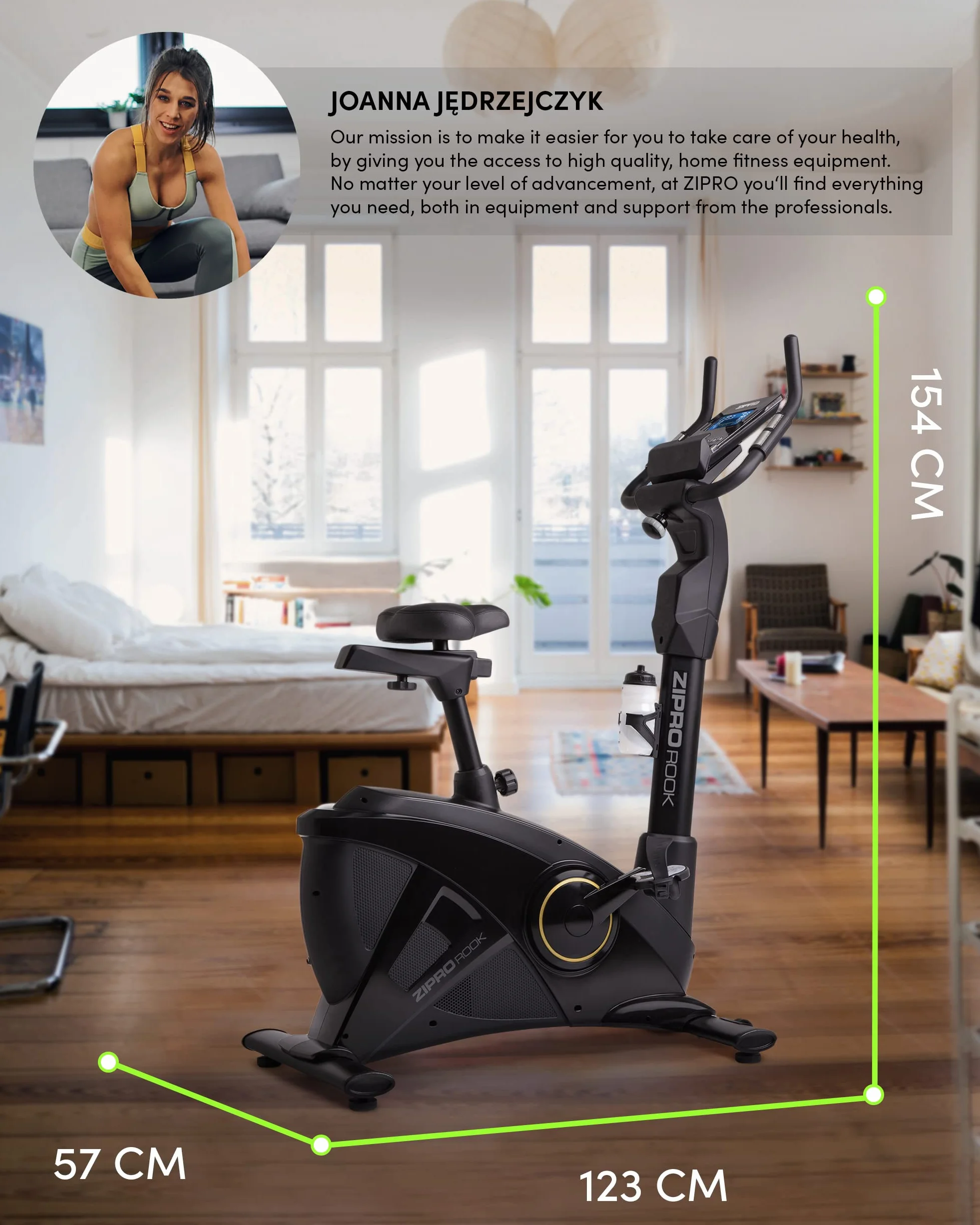 Zipro Rook Rower treningowy ergometr magnetyczny do 150 kg