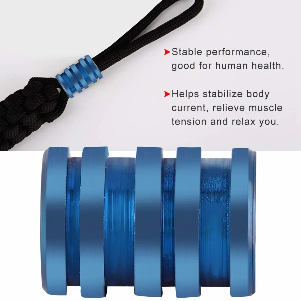 Paracord sznurek TC4 EDC ze stopu tytanu, duży rozmiar niebieski